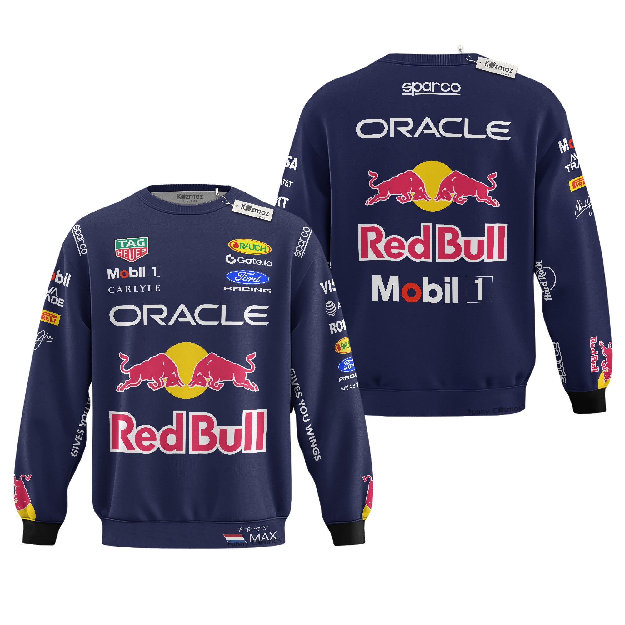 Max Verstappen RBR Team 2026 F1 Costume Racing Suit