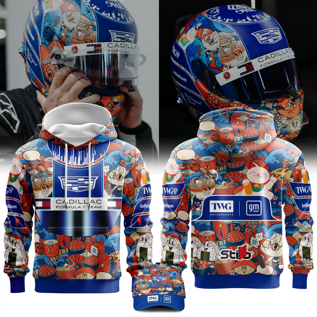 VB Helmet Japan GP Inspired 3D Racing Apparel Combo 🇯🇵🏁