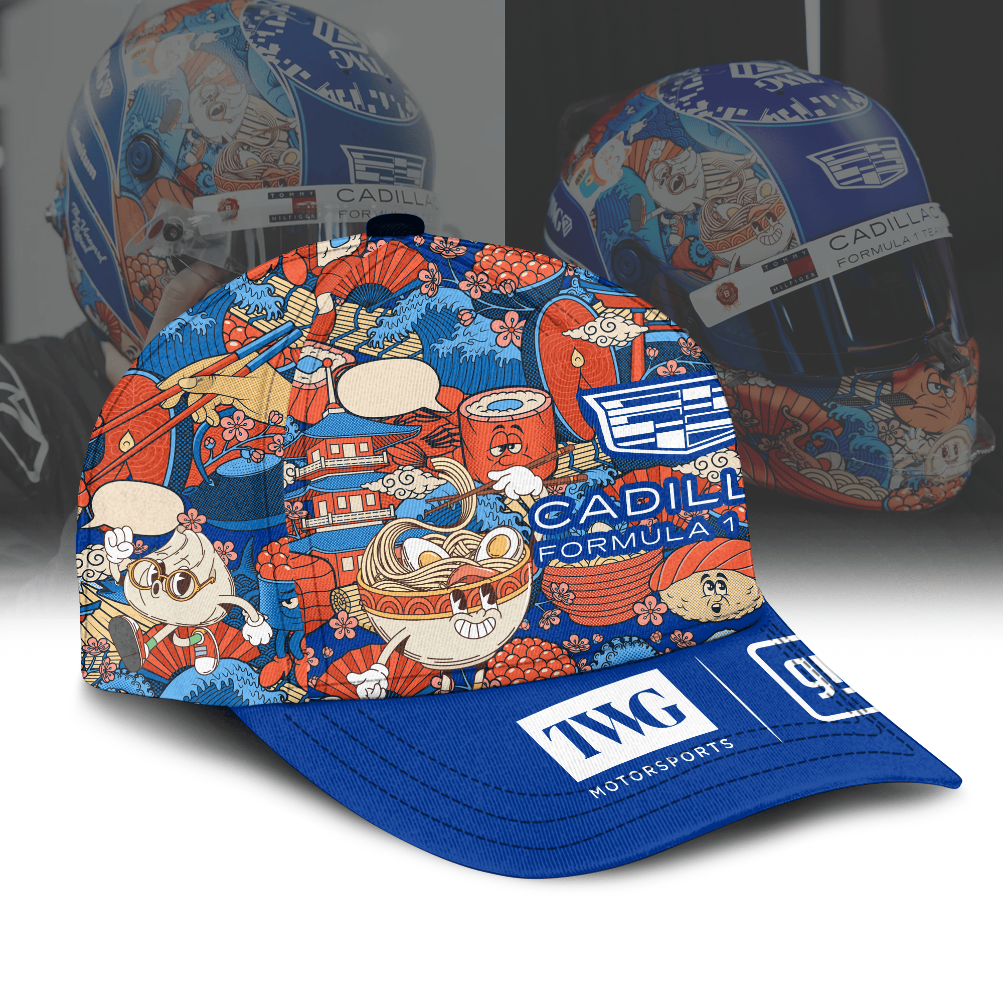 VB Helmet Japan GP Inspired 3D Racing Apparel Combo 🇯🇵🏁