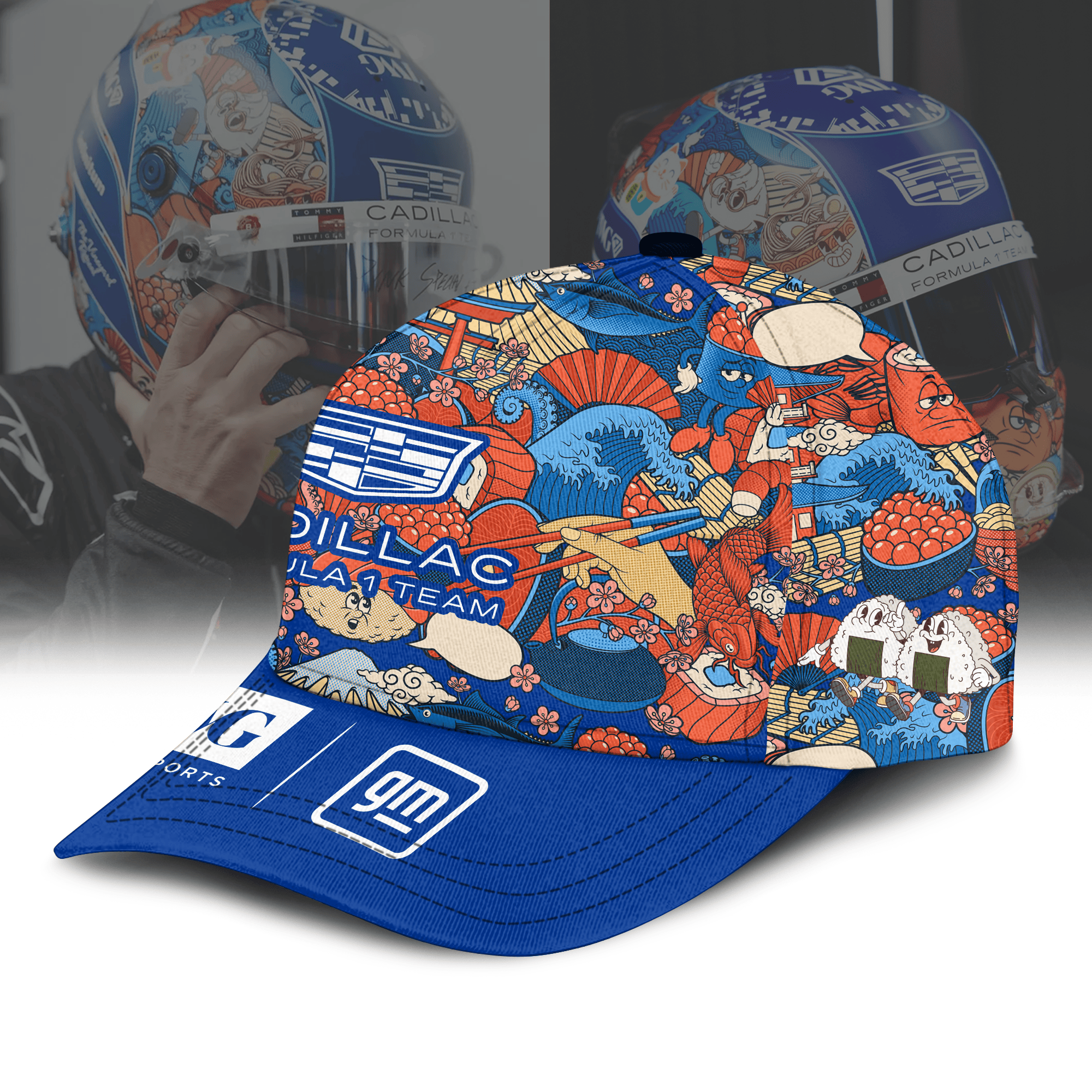 VB Helmet Japan GP Inspired 3D Racing Apparel Combo 🇯🇵🏁