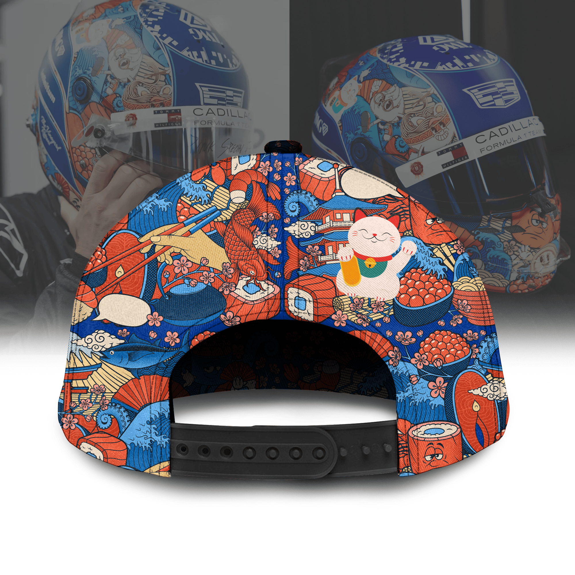 VB Helmet Japan GP Inspired 3D Racing Apparel Combo 🇯🇵🏁