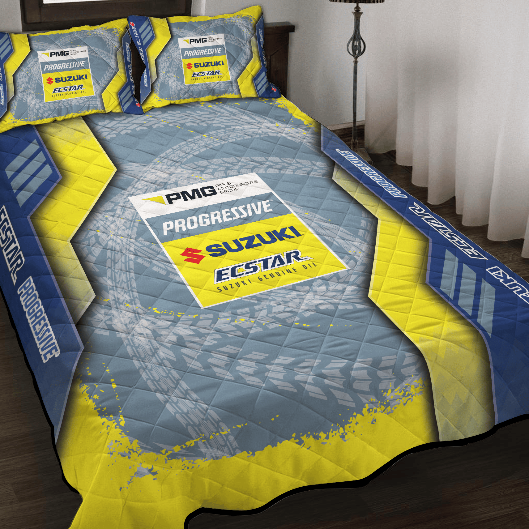 Progressive Insurance ECSTAR Suzuki Inspired Full Bedding Set