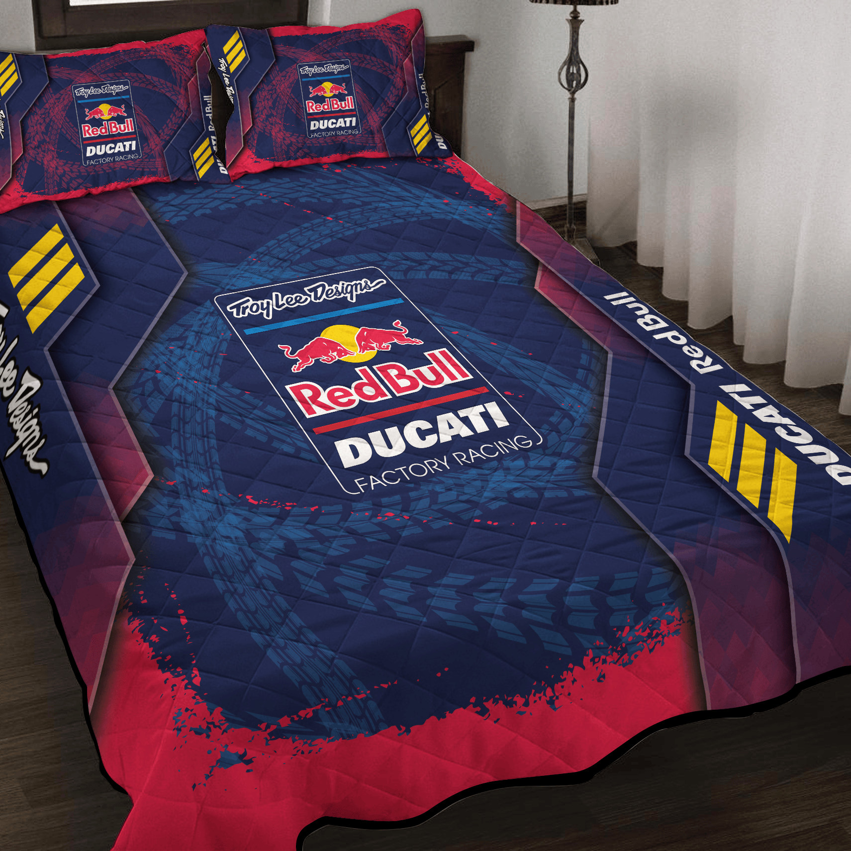 Troy Lee Designs Red Bull Ducati Factory Racing Inspired Full Bedding Set