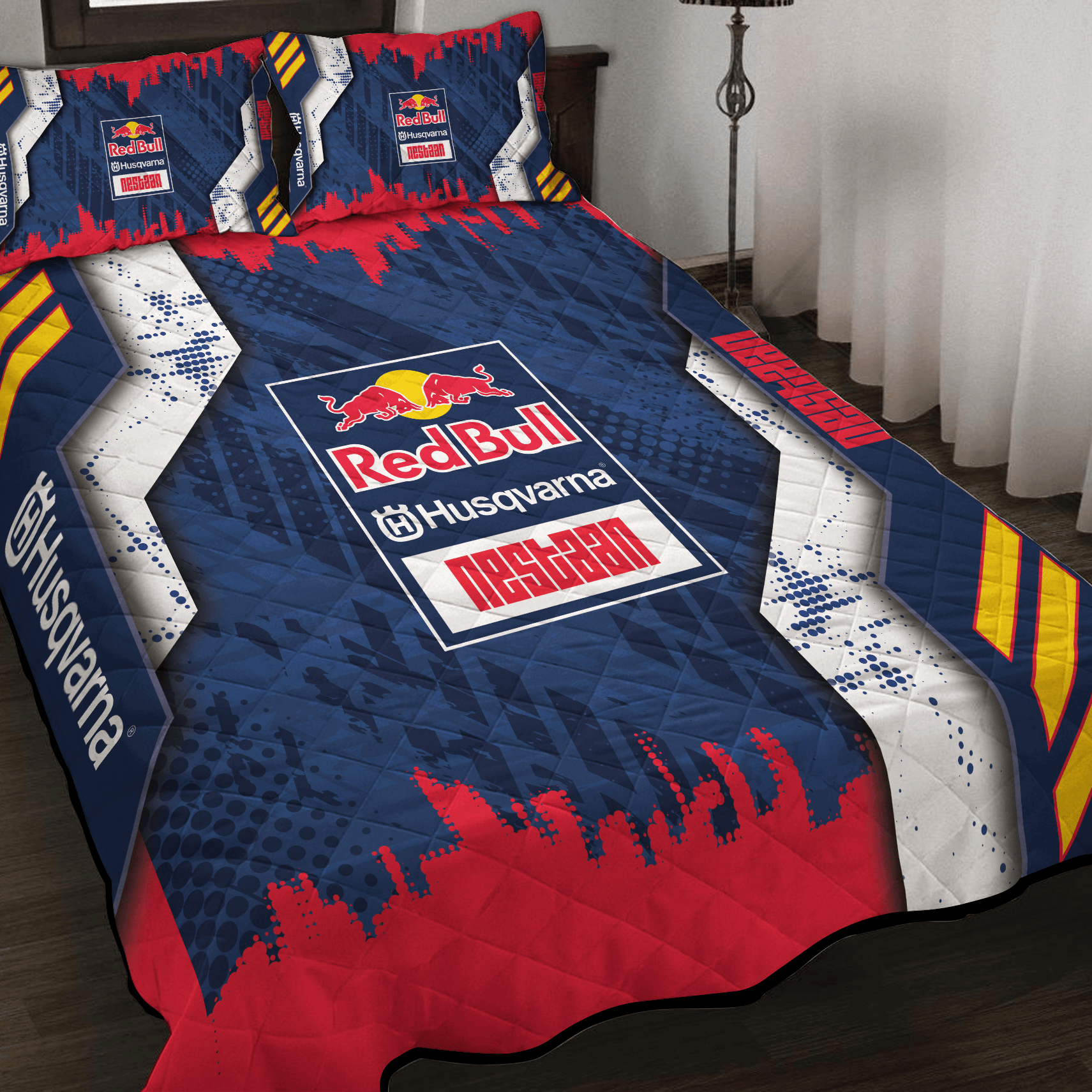 Nestaan Husqvarna Factory Racing Inspired Full Bedding Set