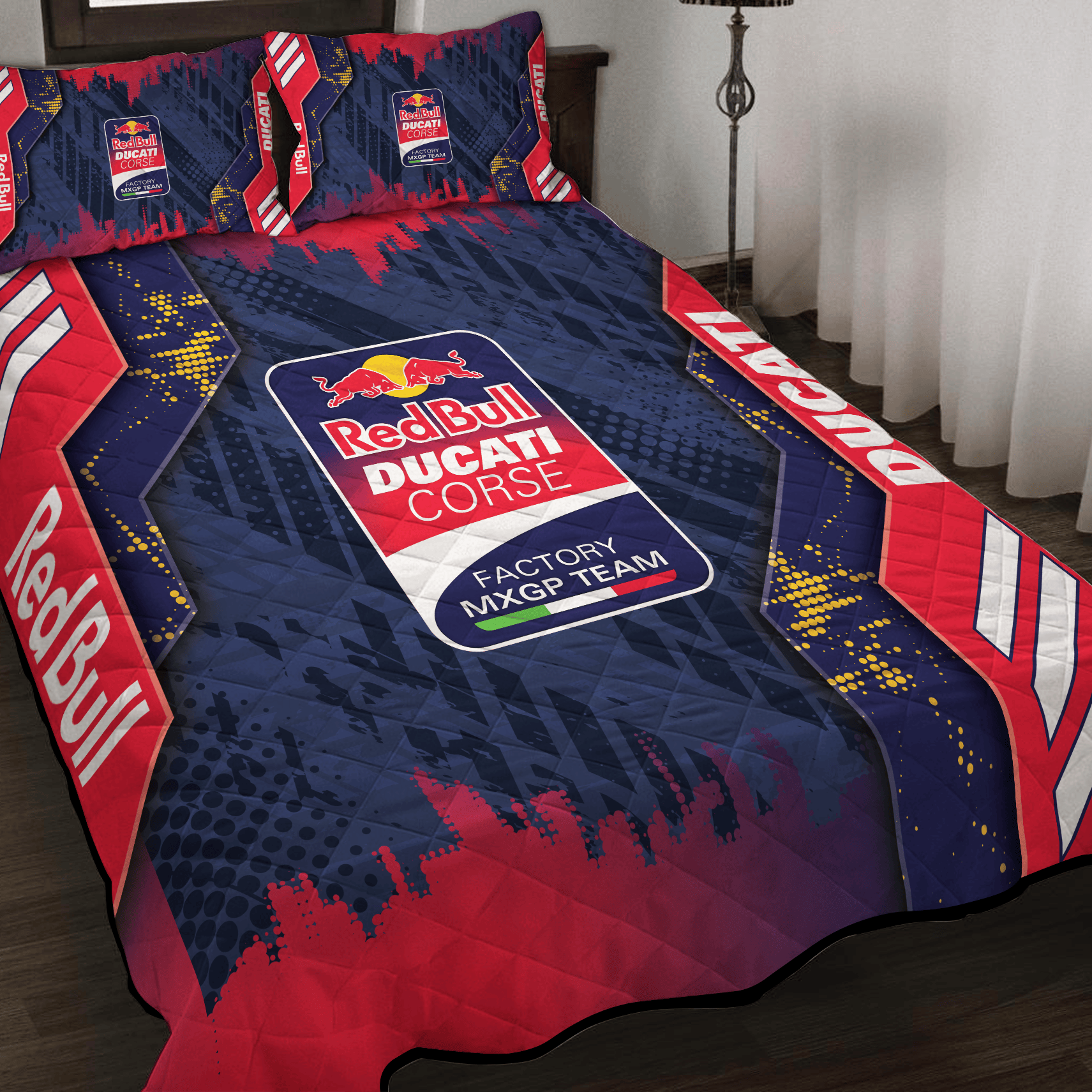 Red Bull Ducati Factory MXGP Team Inspired Full Bedding Set