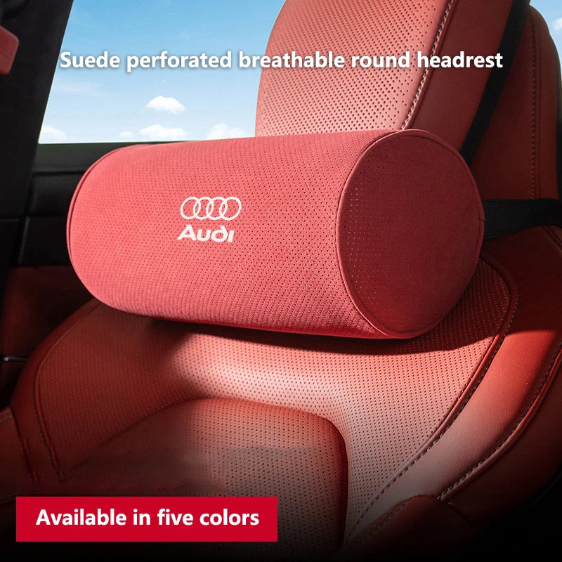 Seat Headrest Memory Cotton Neck Pillow Circular Car Headrests for Audi A3 A4L A5 A6L Comfortable Travel Neck Support
