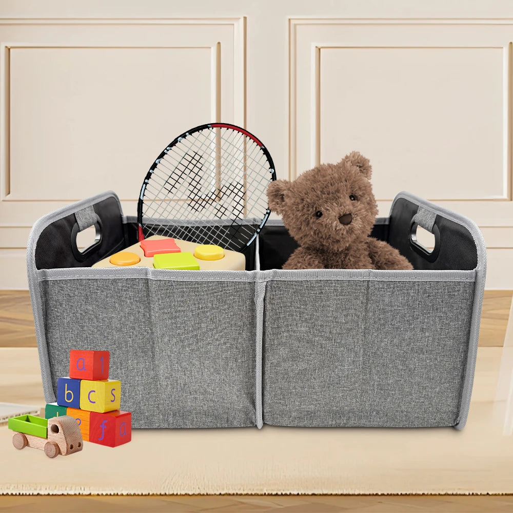 35L Foldableable Portable Car Storage Box Car Storage Box Car Truck Trunk Storage Box Camping Style Outing Storage Box Space-Saving Multi-Functional Storage Box