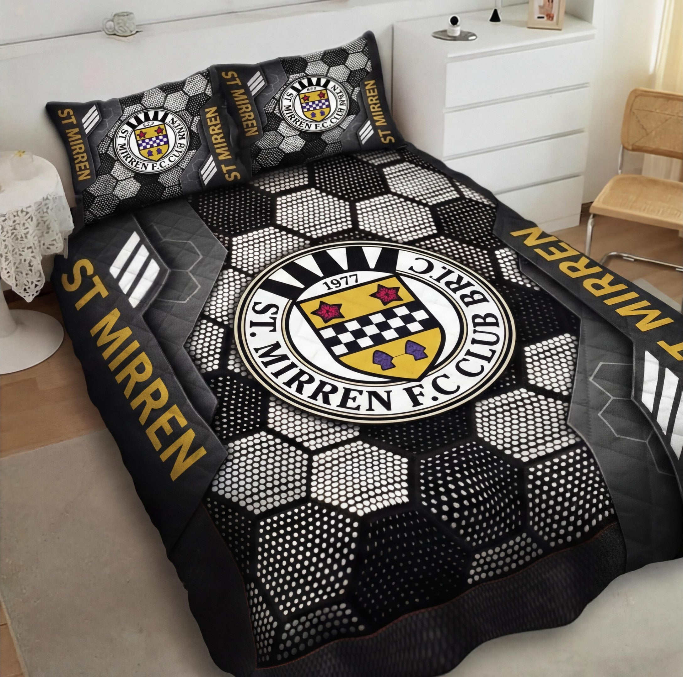 St Mirren Football Club Full Bedding Set 161V2