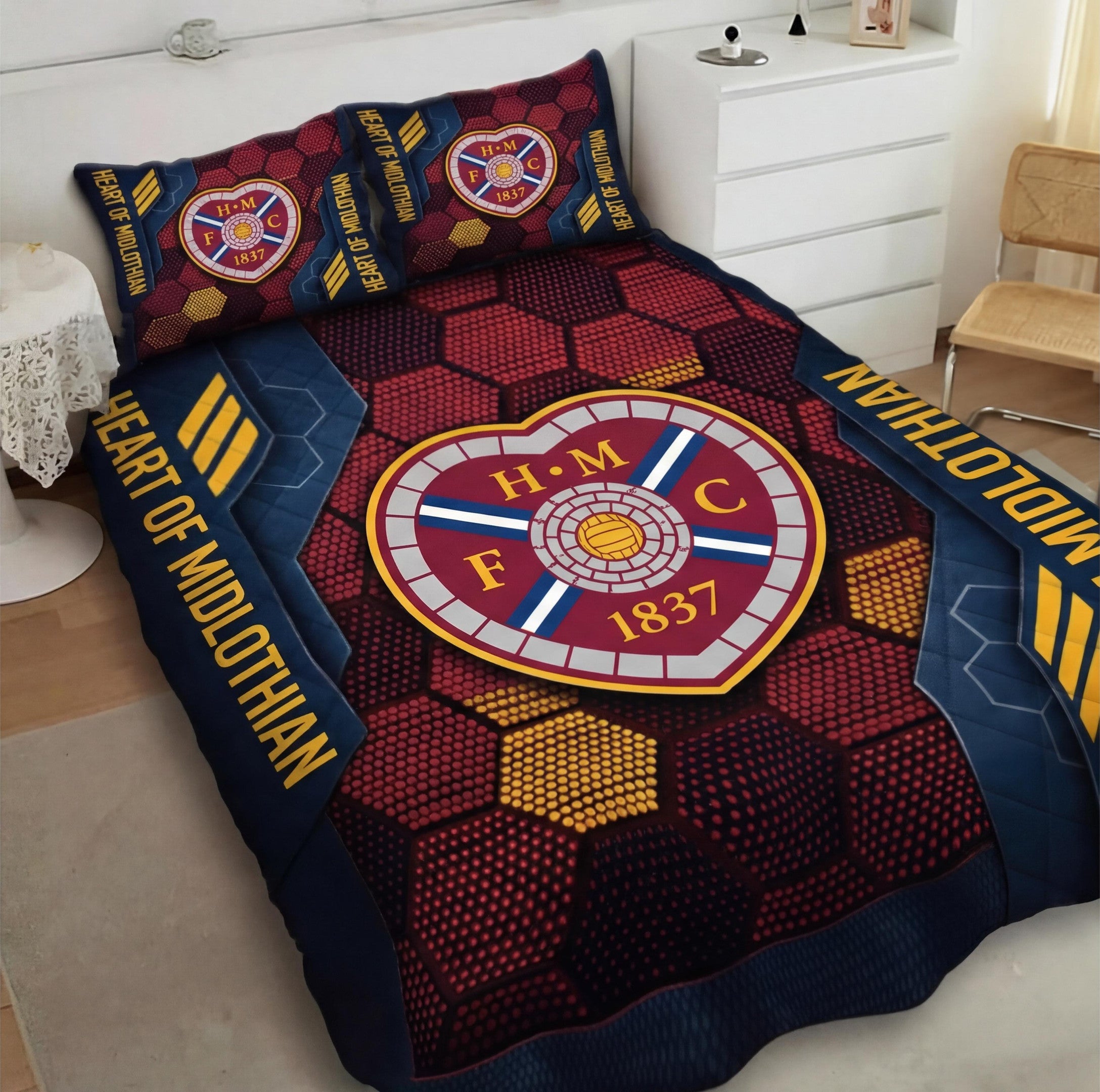 Heart of Midlothian Football Club Full Bedding Set 161V2