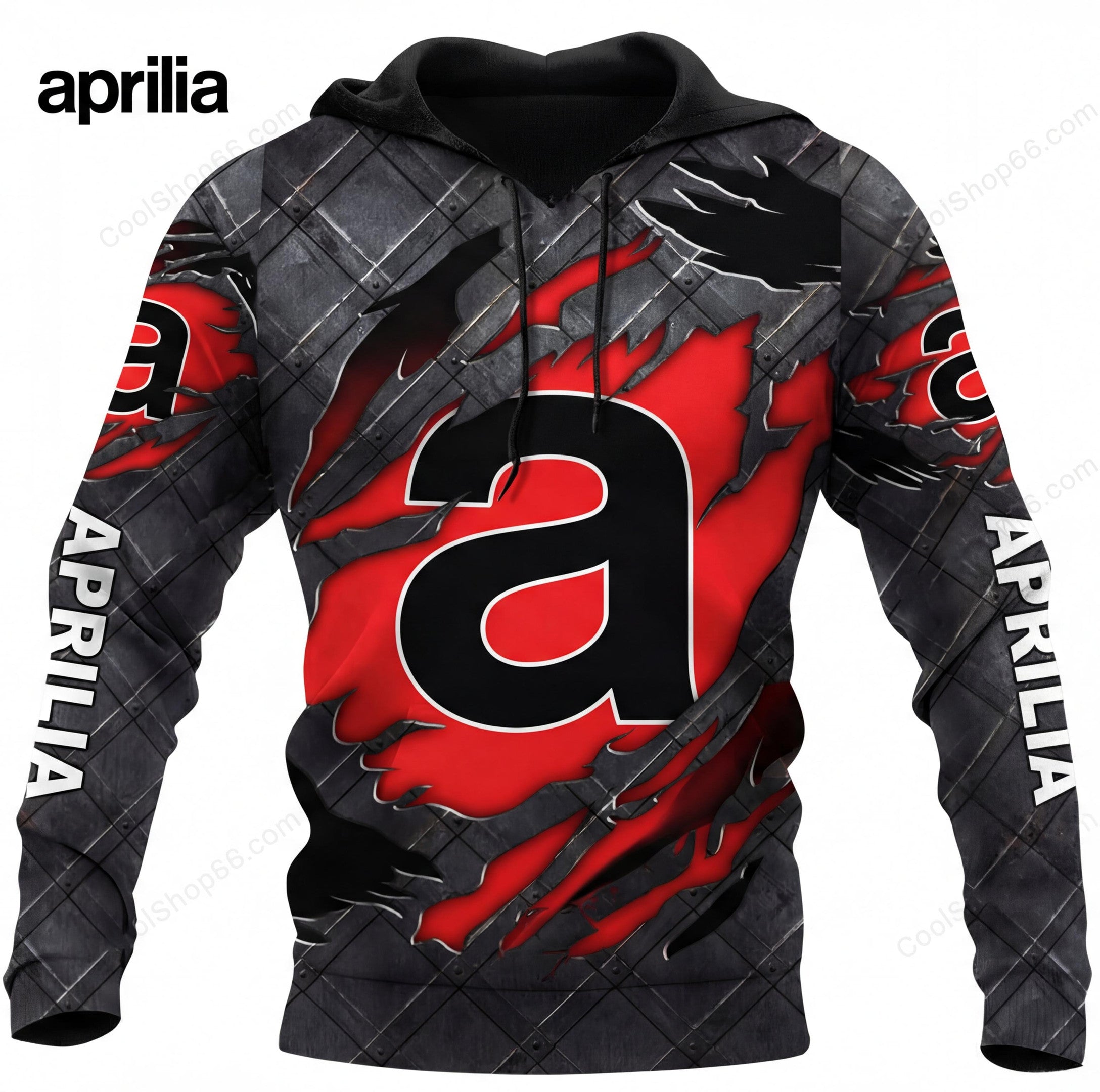 Aprilia Black Metal  3D Apparel Hoodie, Kid Hoodie, T Shirt, Zip Hoodie, Sweatshirt