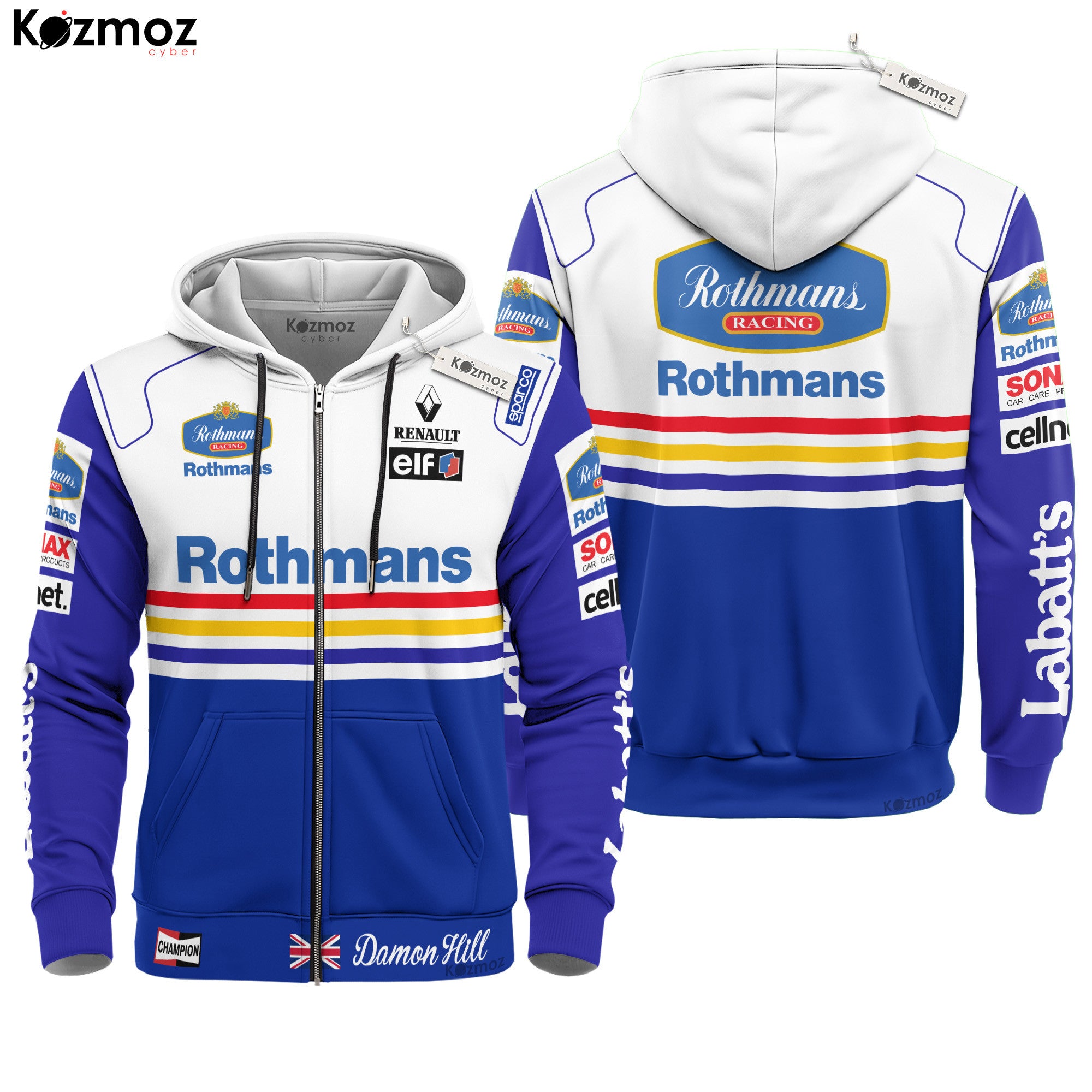 Damon Hill Racing Costume Rothmans Porsh 1984 Sandown 1000 Race Used Collection - Porsh Racing Team -