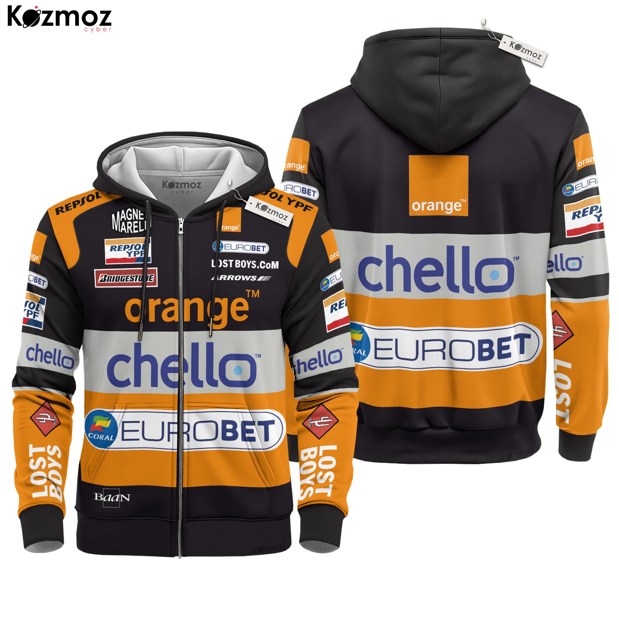 Jos Verstappen Racing Costume 2000 Collection- Orange Arrows Racing Team