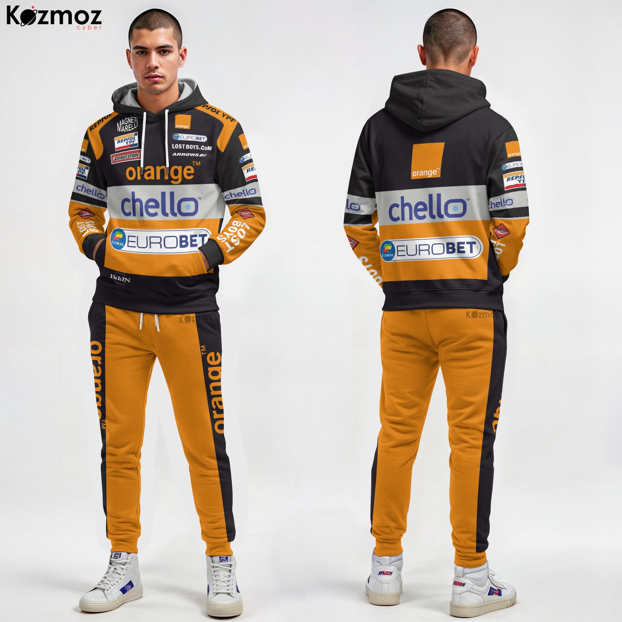 Jos Verstappen Racing Costume 2000 Collection- Orange Arrows Racing Team