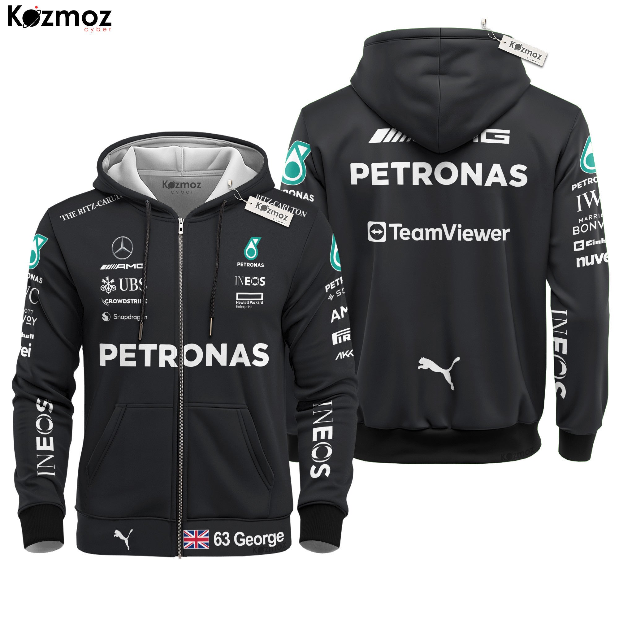 George Russell Racing Costume 2023 Collection - Mercedes AMG Racing Team