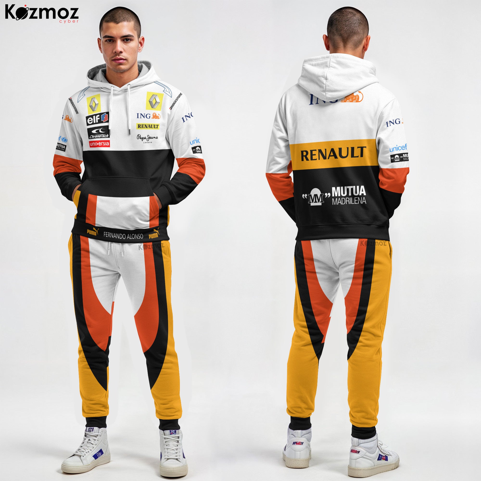 Fernando Alonso Racing Costume 2008 Collection - SF  Racing Team -