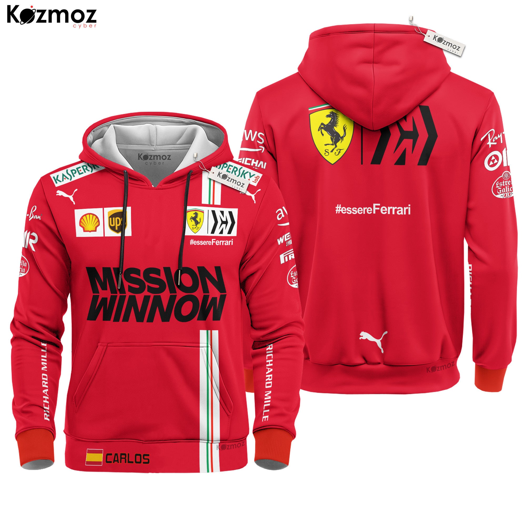 Carlos Sainz Racing Costume 2021 Collection - SF  Racing Team -