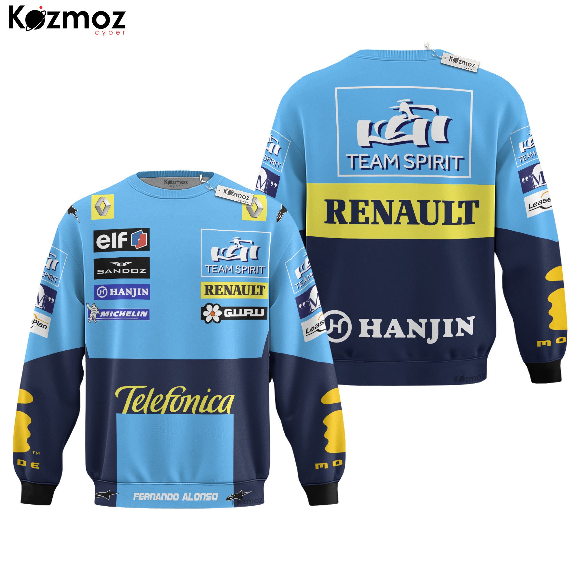 Fernando Alonso Racing Costume 2005 Collection - Used Mild Seven Racing Team -