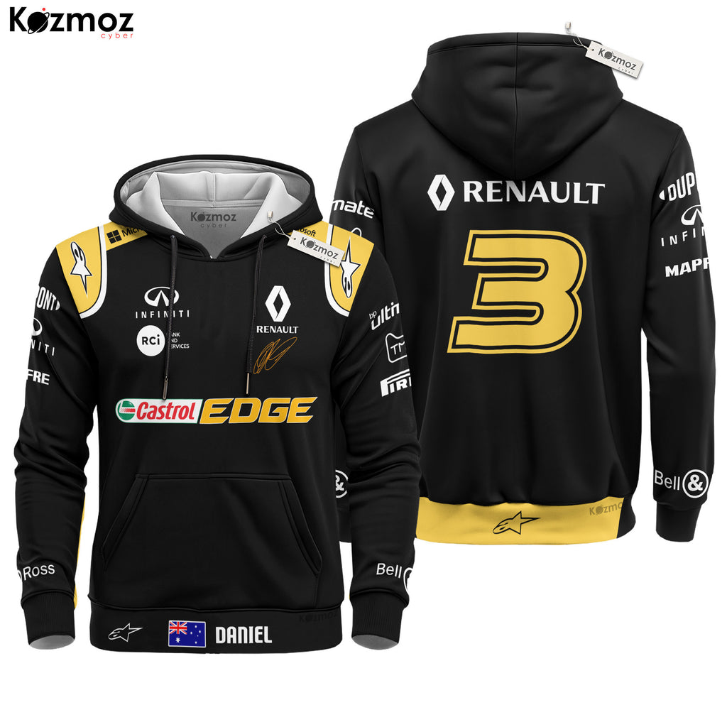 Daniel Ricciardo Racing Costume 2019 Collection - Renault  Racing Team -