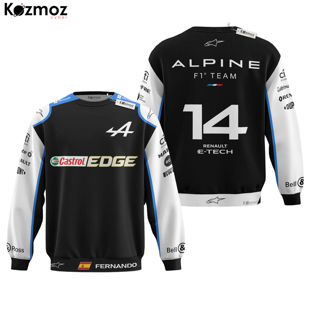 Fernando Alonso Racing Costume 2021 Collection - Alpine Racing Team -