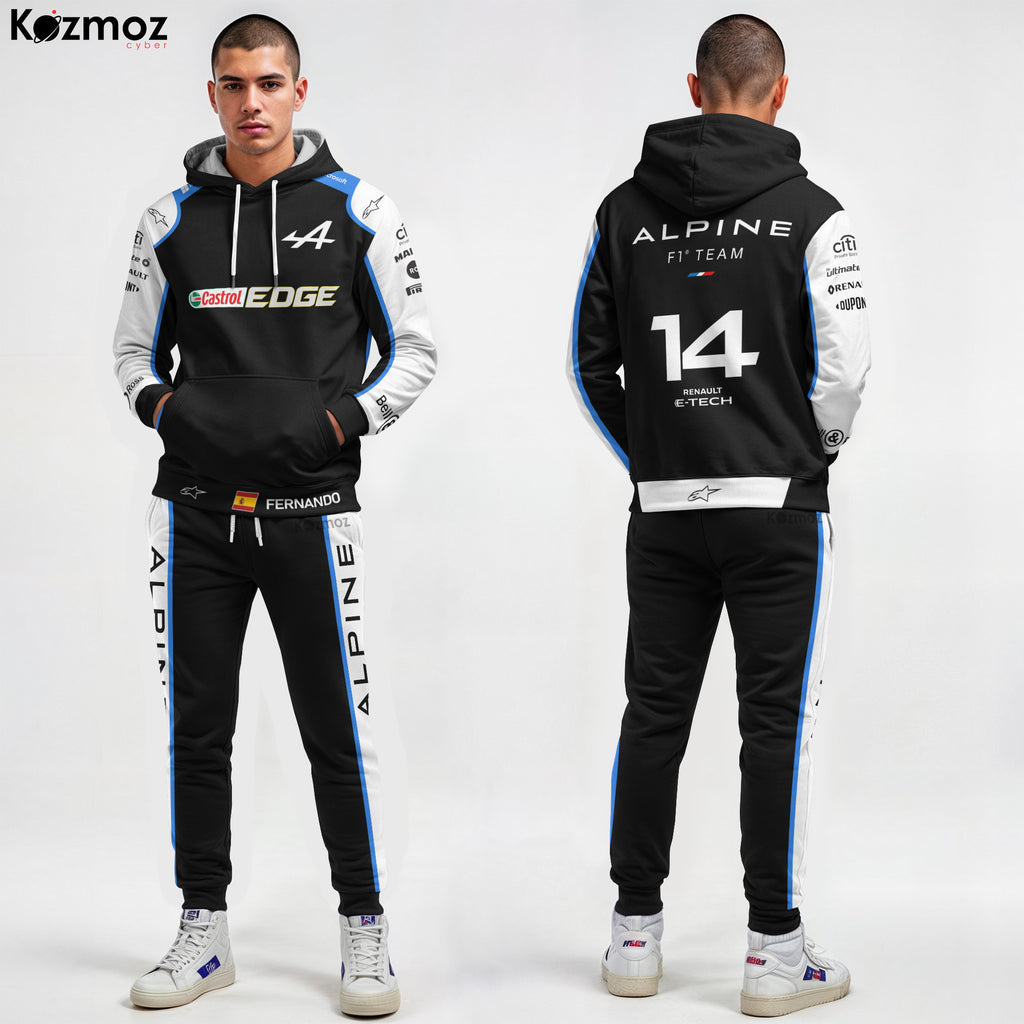 Fernando Alonso Racing Costume 2021 Collection - Alpine Racing Team -