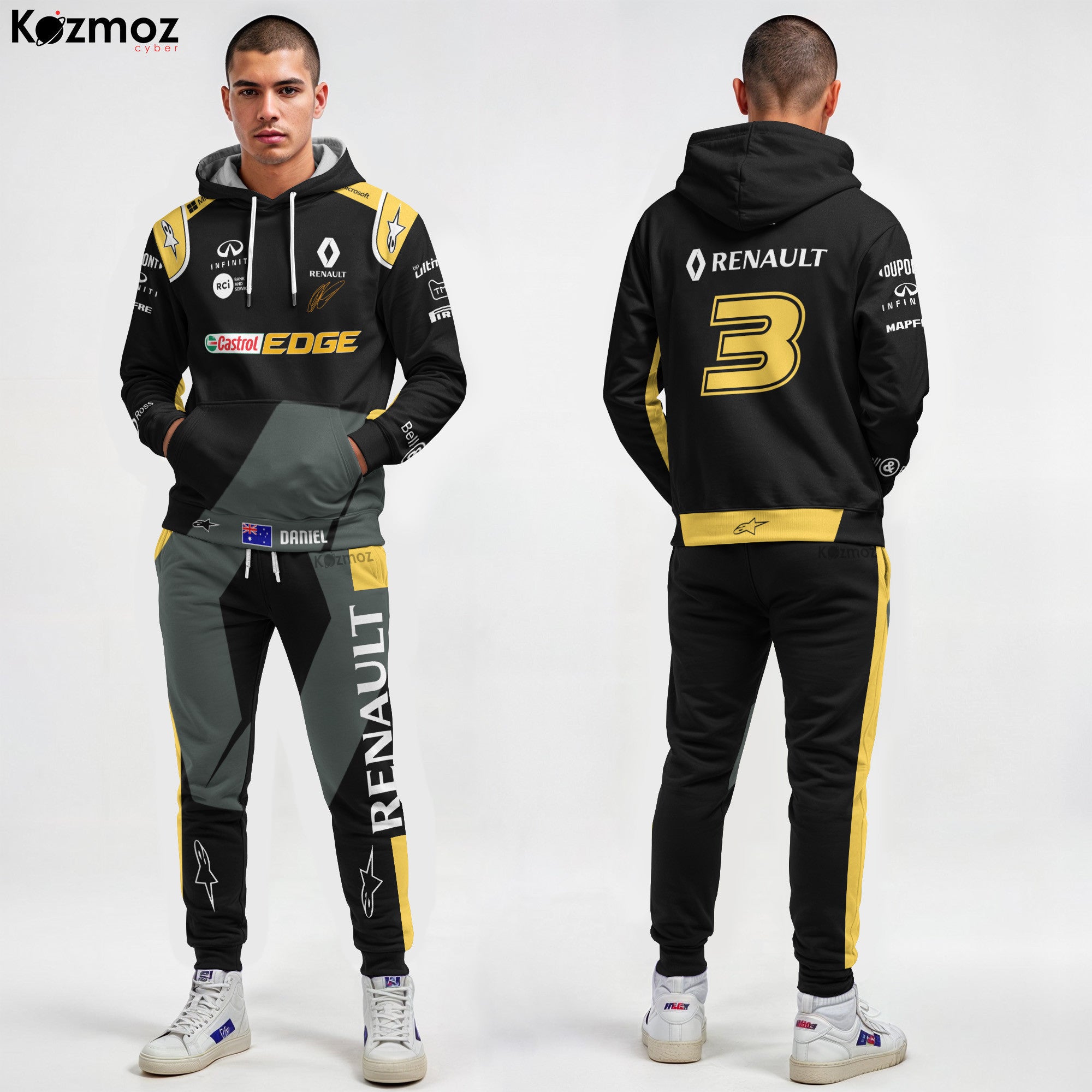 Daniel Ricciardo Rare Early 2020 Racing Costume Collection - Alpinestars Renault Racing Team -