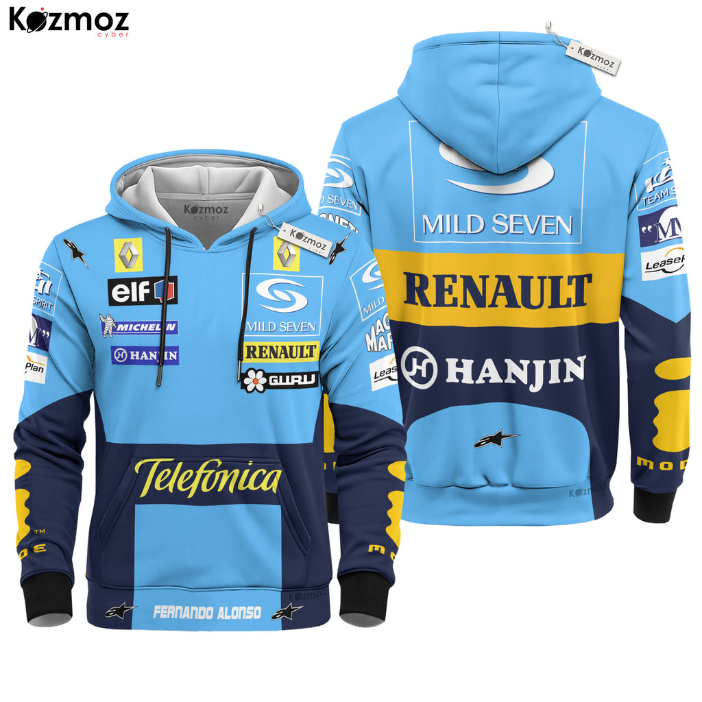 Fernando Alonso Racing Costume 2004 Collection - Renault Racing Team -