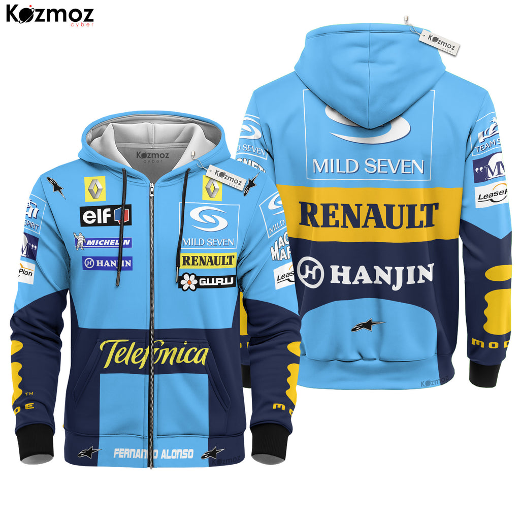 Fernando Alonso Racing Costume 2004 Collection - Renault Racing Team -