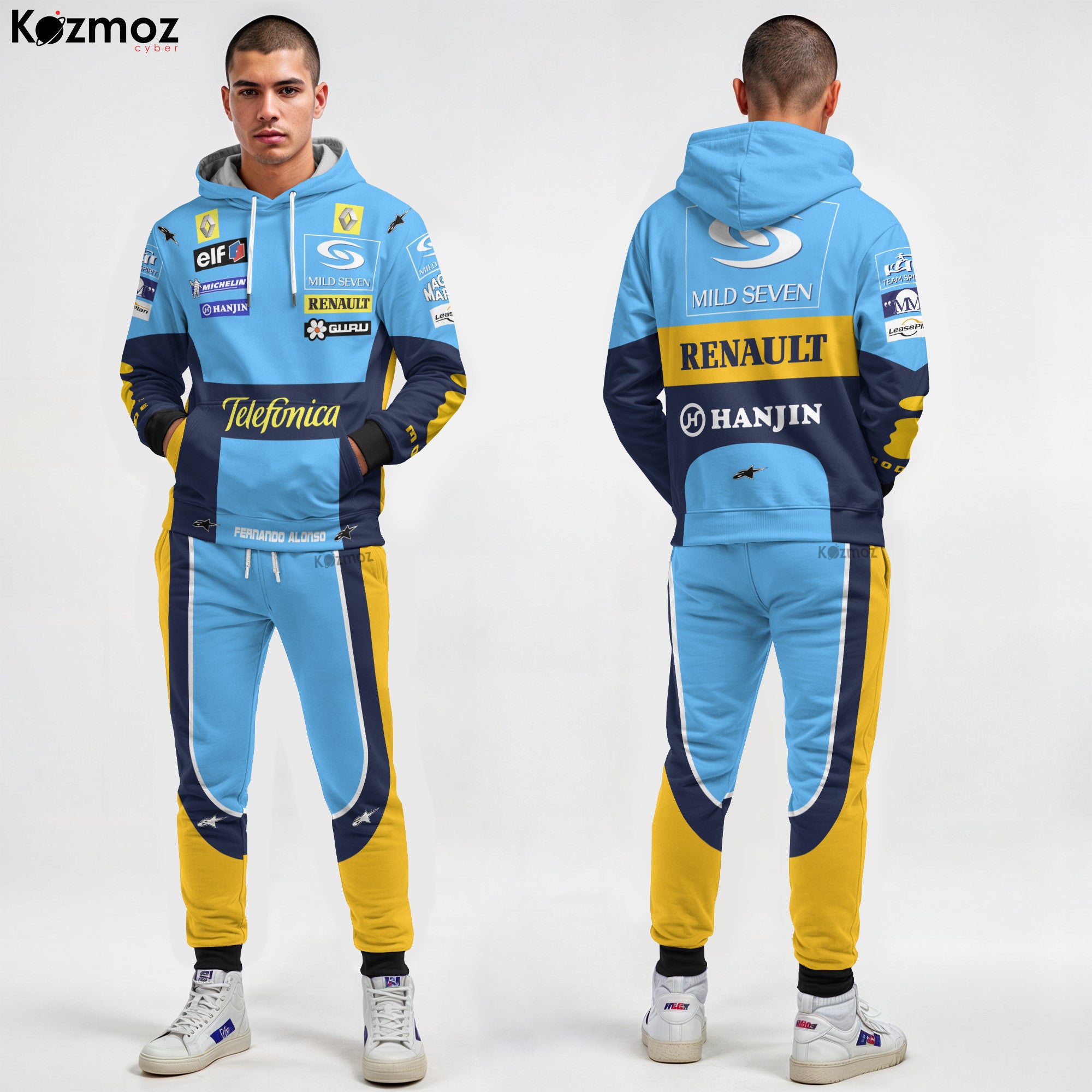 Fernando Alonso Racing Costume 2004 Collection - Renault Racing Team -