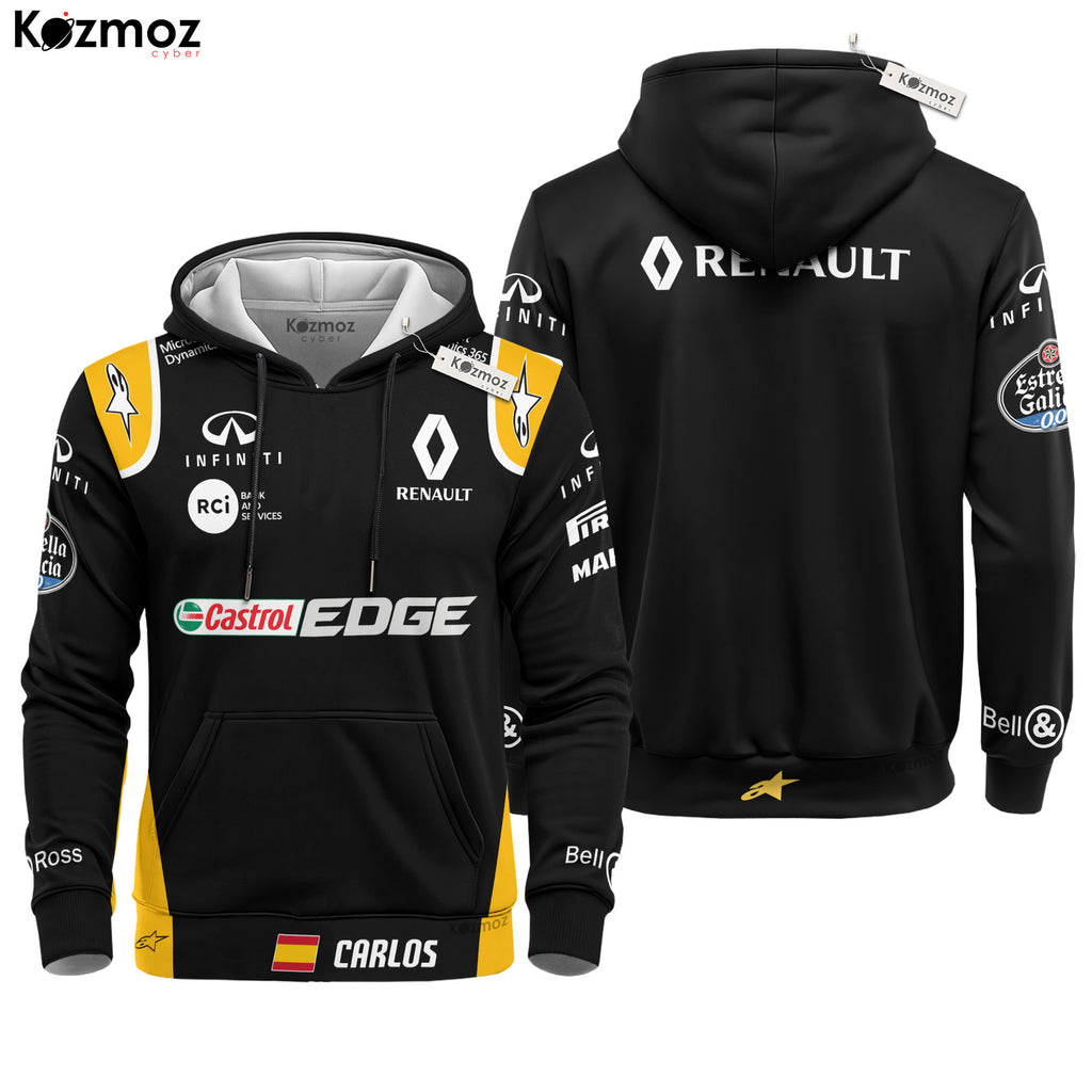 Carlos Sainz Racing Costume Castrol Edge 2017 Collection - Renault  Racing Team -