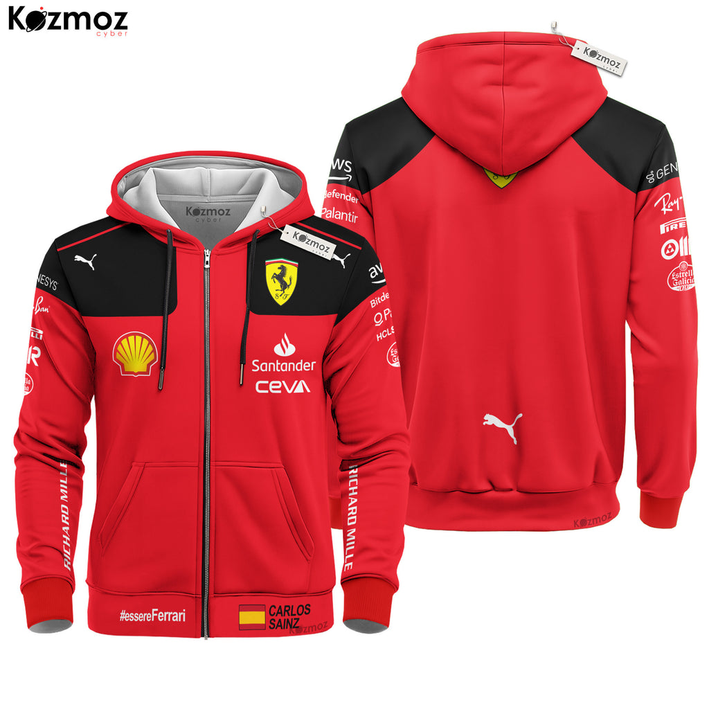 Carlos Sainz Racing Costume 2023 Collection - SF  Racing Team -