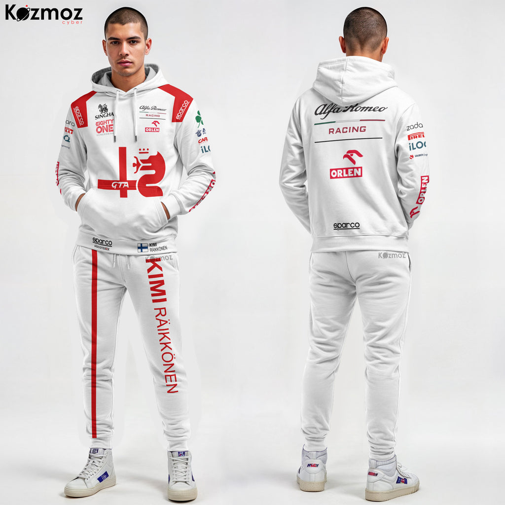 Kimi Raikkonen Racing Costume 2021 Collection - Alfa Romeo Racing Team -