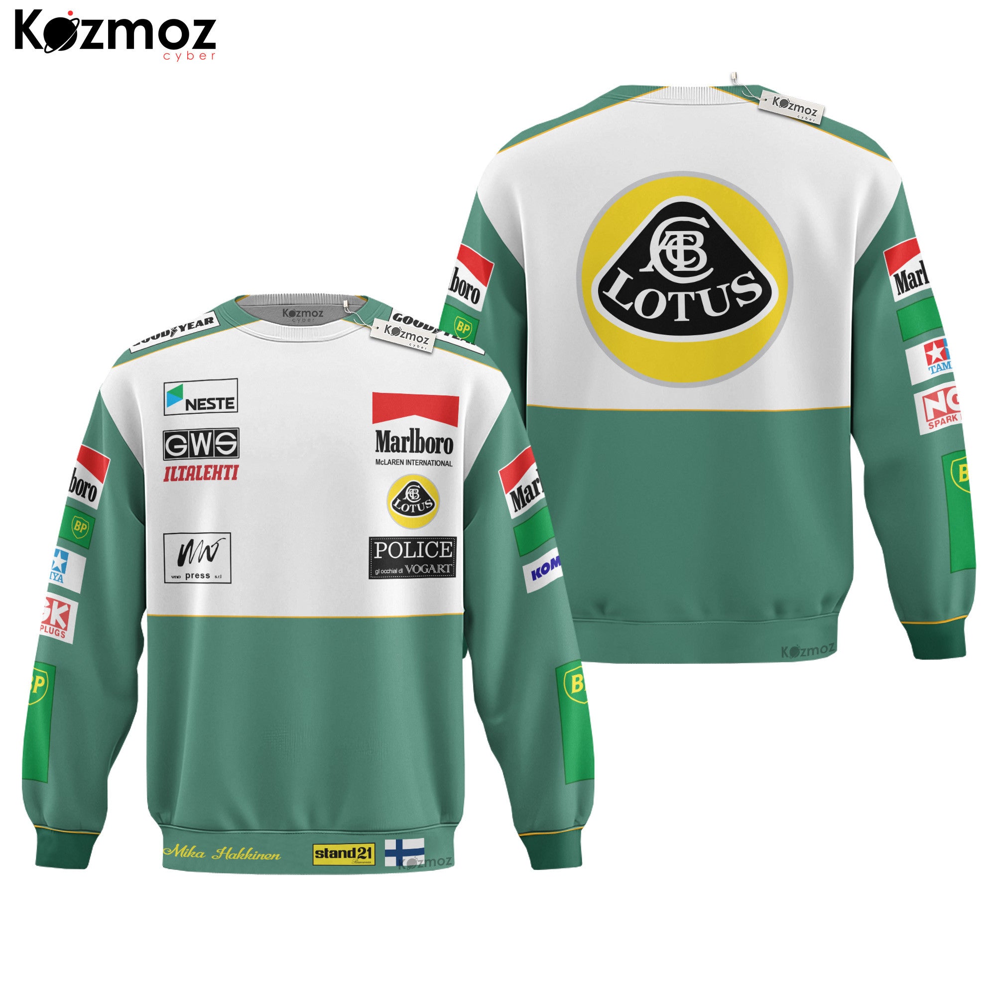 Mika Hakkinen Racing Costume Marlboro 1991 Collection - Lotus  Racing Team