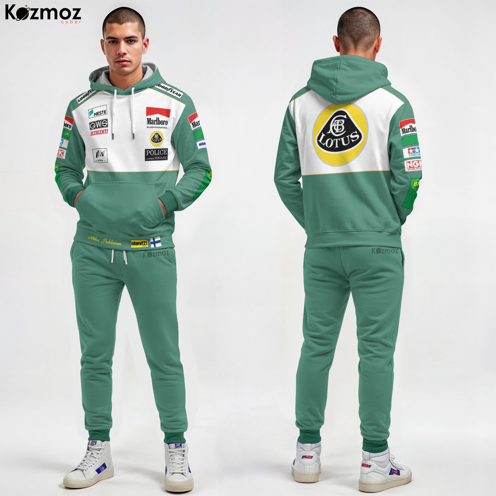 Mika Hakkinen Racing Costume Marlboro 1991 Collection - Lotus  Racing Team