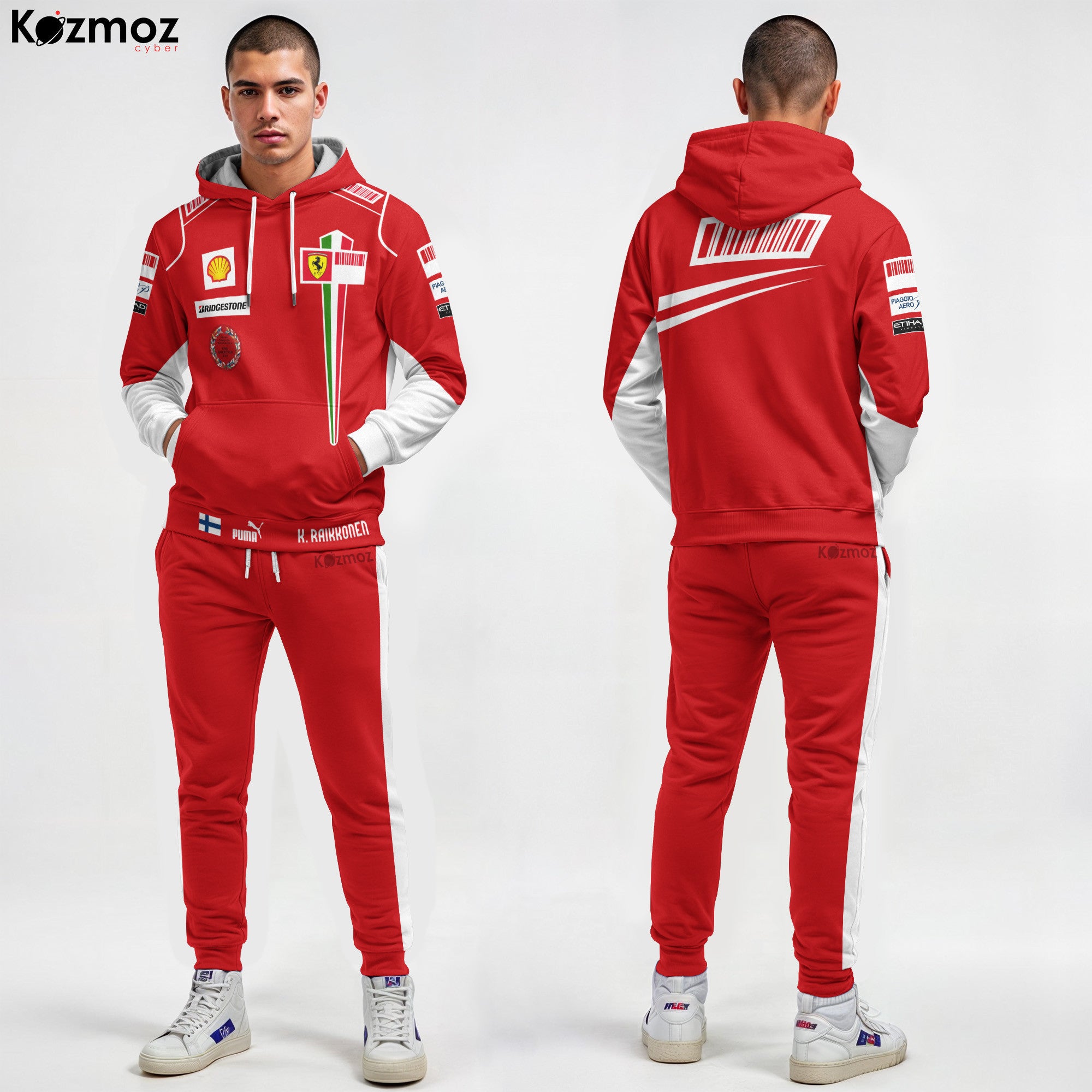 Kimi Raikkonen Racing Costume 2008 Collection Racing Team -