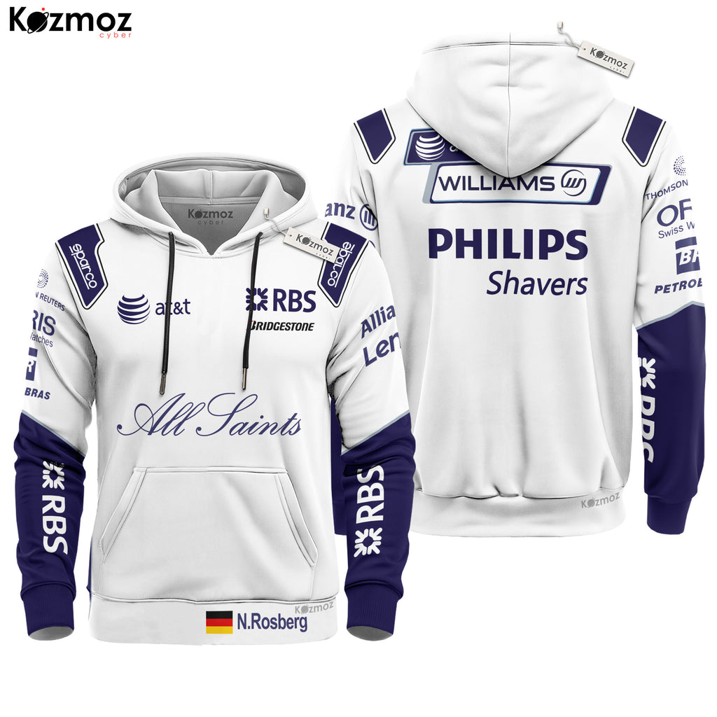 Nico Rosberg Racing Costume RBS 2008 Collection Williams  Racing Team -