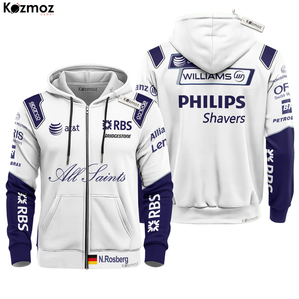 Nico Rosberg Racing Costume RBS 2008 Collection Williams  Racing Team -