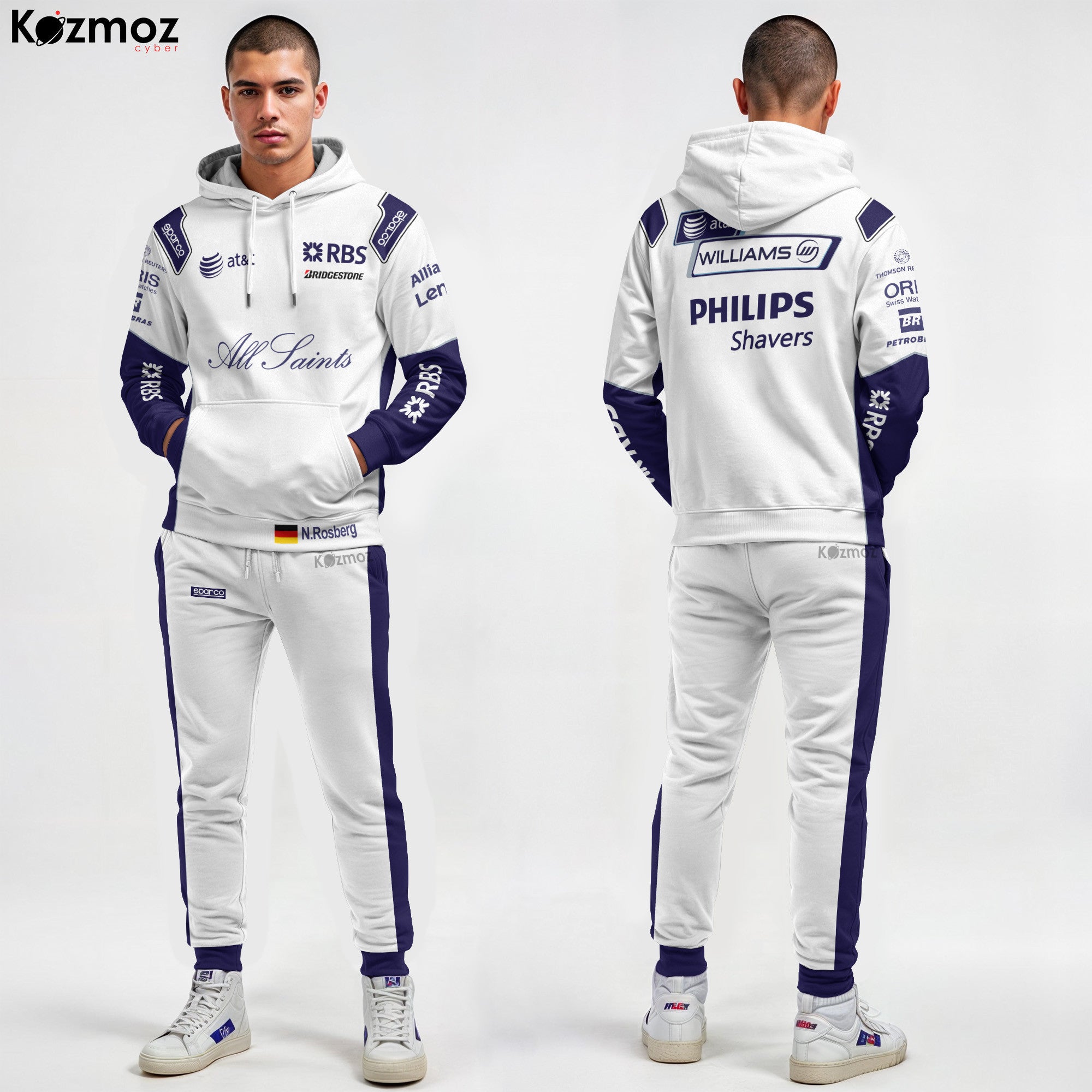 Nico Rosberg Racing Costume RBS 2008 Collection Williams  Racing Team -