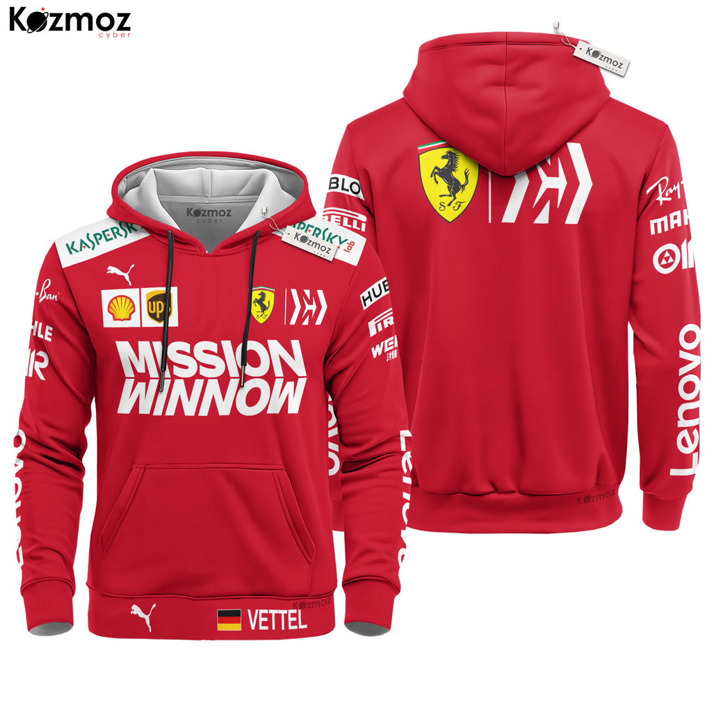 Sebastian Vettel Racing Costume 2019 Collection SF Racing Team -