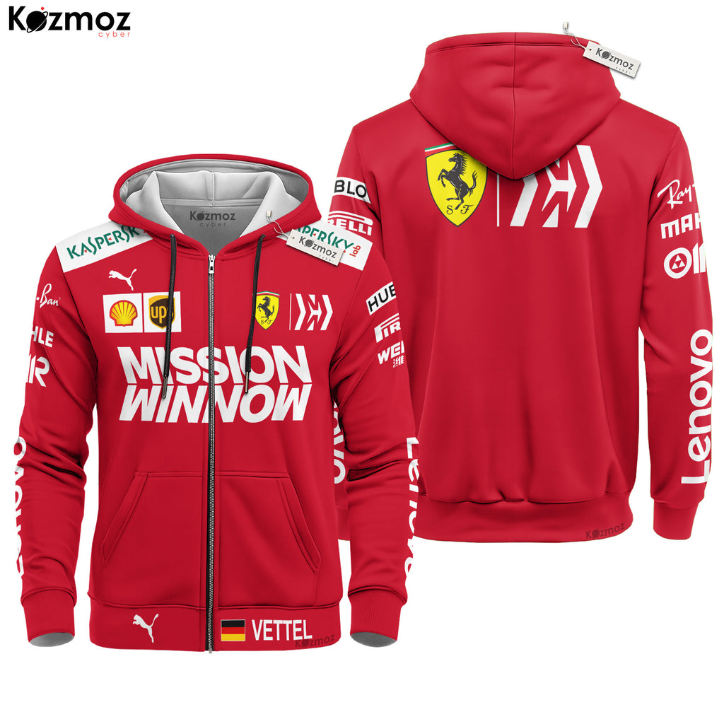 Sebastian Vettel Racing Costume 2019 Collection SF Racing Team -