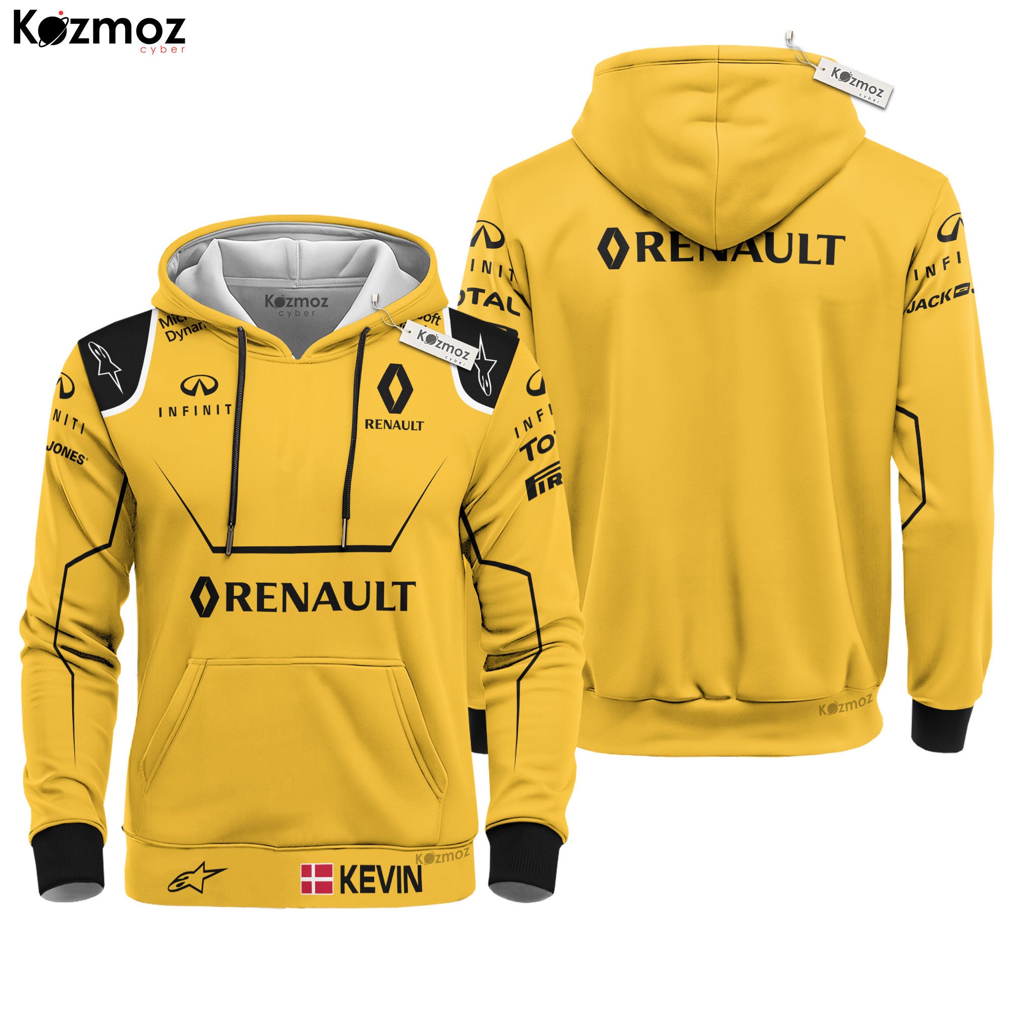 Kevin Magnussen Racing Costume 2016 Renault Racing Australian GP Uniform -