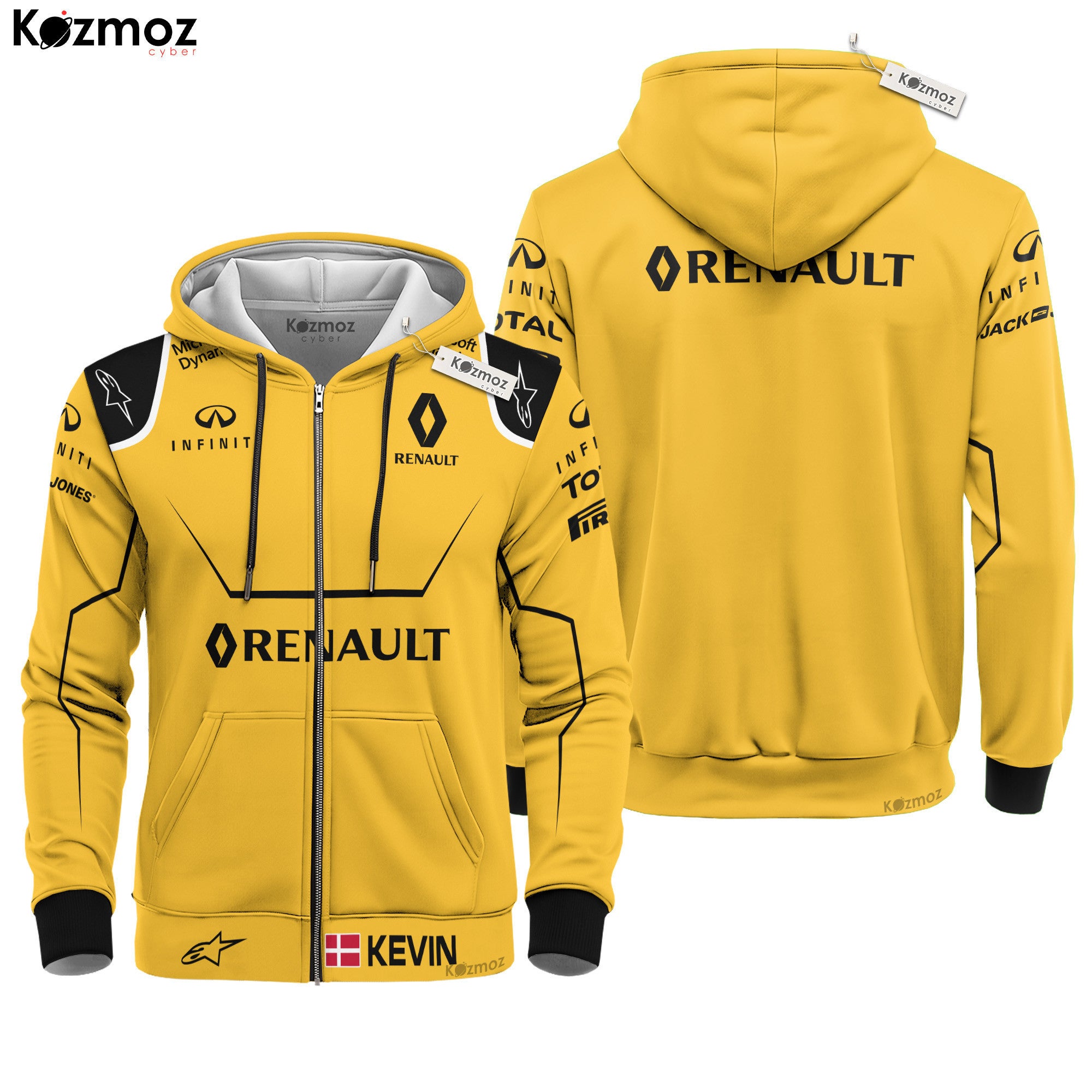 Kevin Magnussen Racing Costume 2016 Renault Racing Australian GP Uniform -