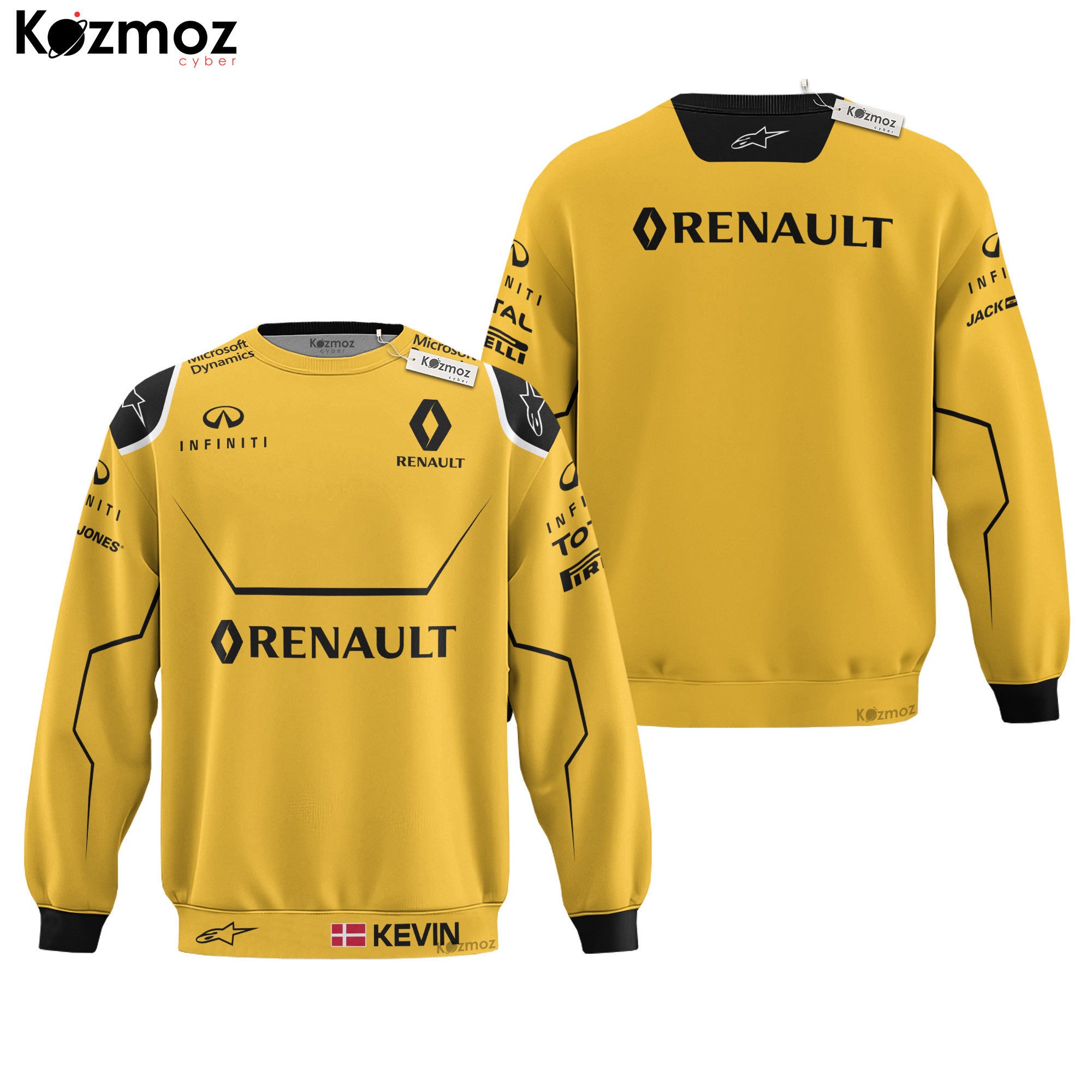 Kevin Magnussen Racing Costume 2016 Renault Racing Australian GP Uniform -