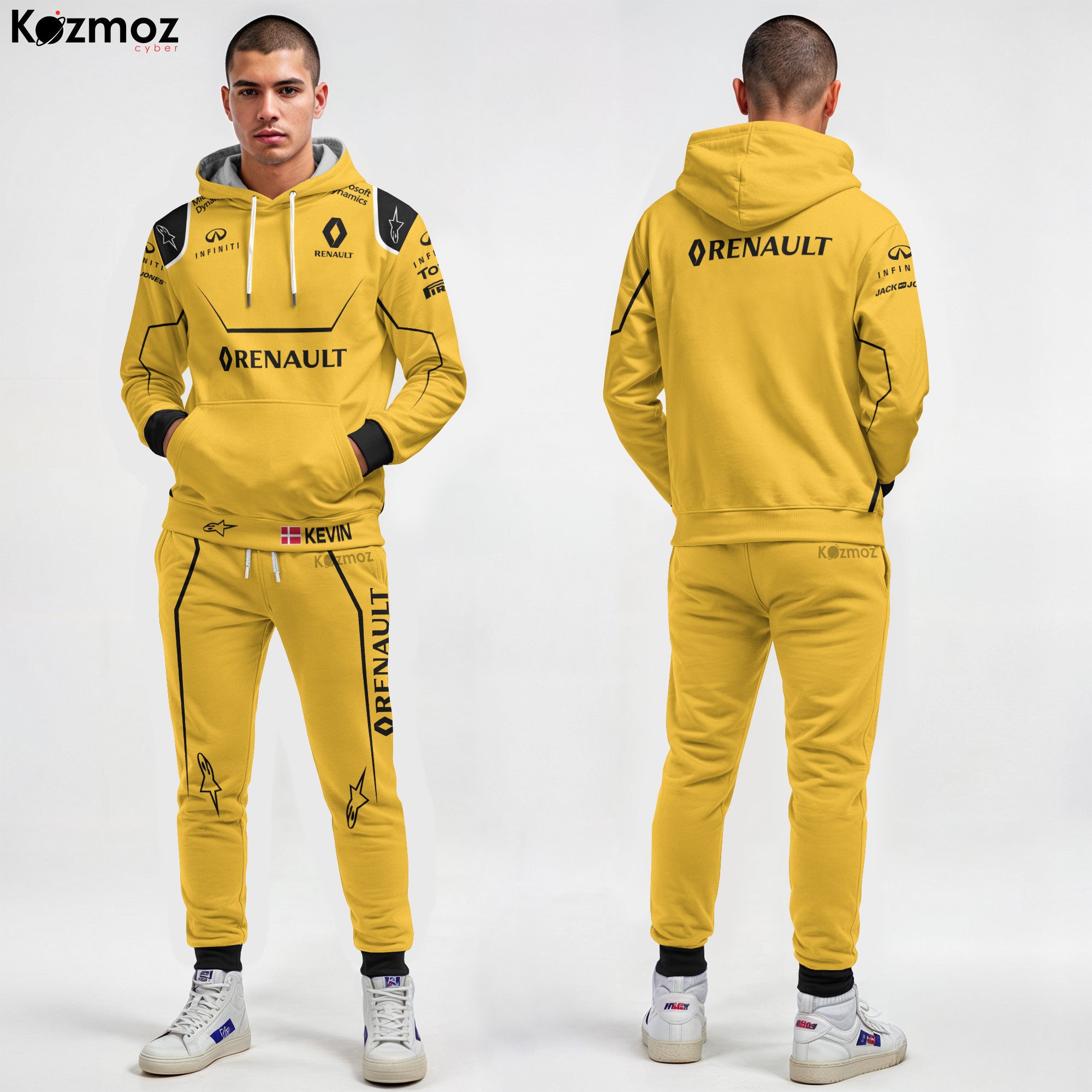 Kevin Magnussen Racing Costume 2016 Renault Racing Australian GP Uniform -