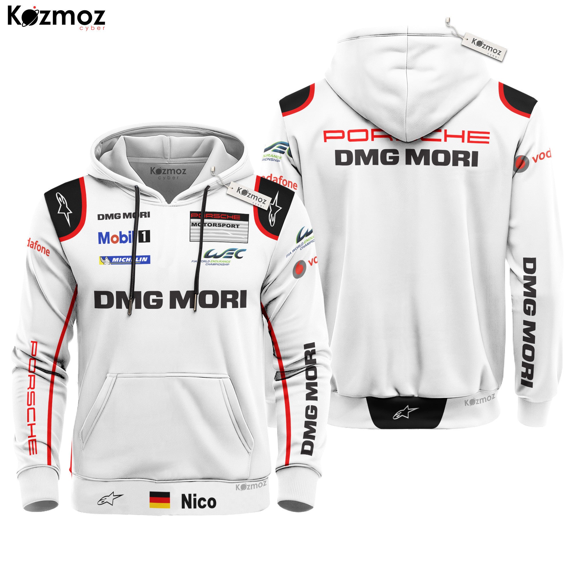 Nico Hulkenberg Racing Costume 2015 Le Mans 24h Race Uniform -
