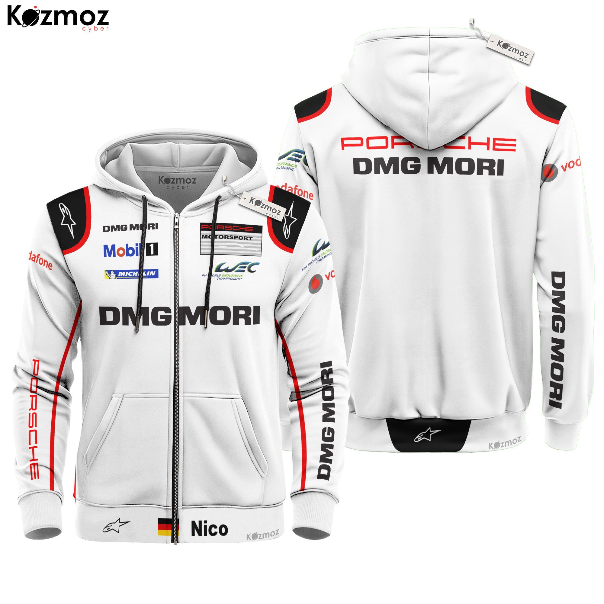 Nico Hulkenberg Racing Costume 2015 Le Mans 24h Race Uniform -