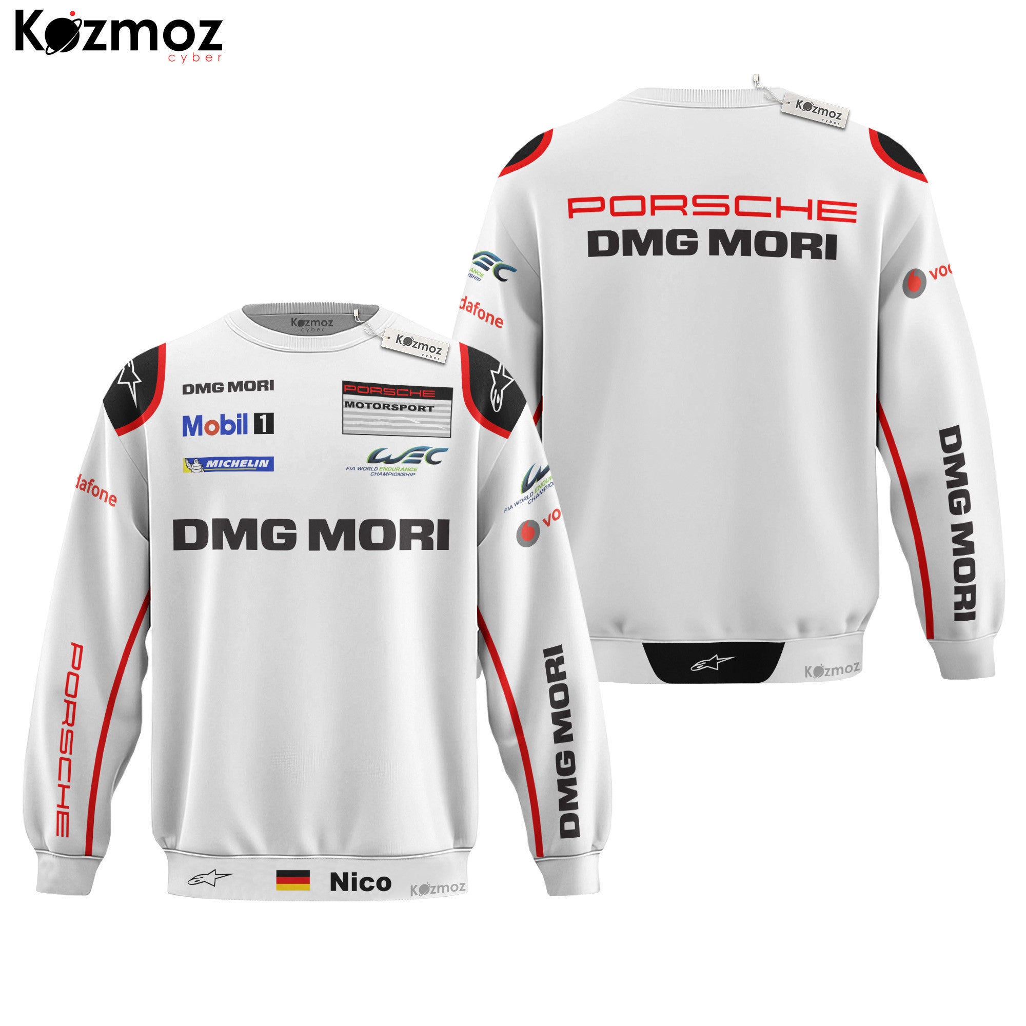 Nico Hulkenberg Racing Costume 2015 Le Mans 24h Race Uniform -