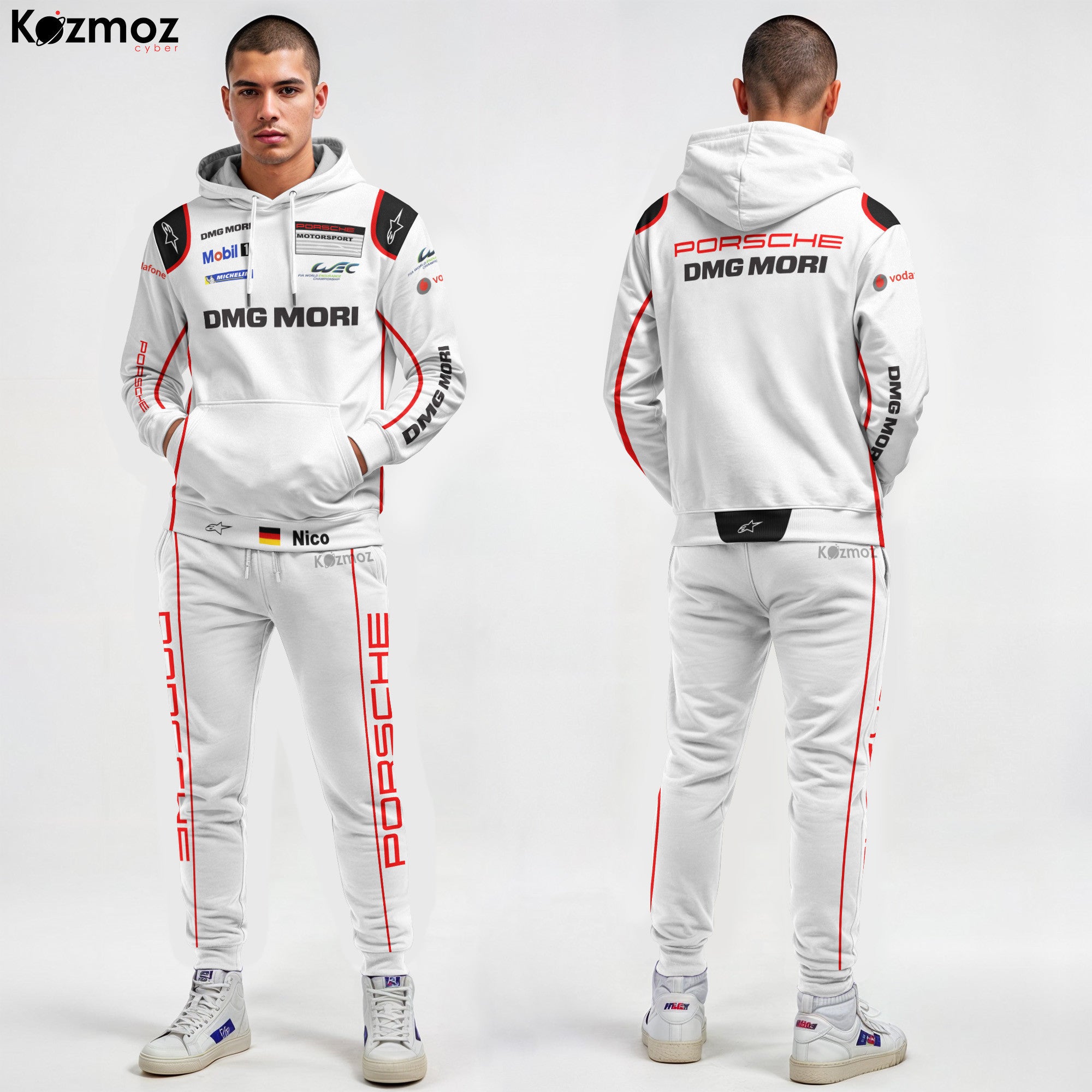 Nico Hulkenberg Racing Costume 2015 Le Mans 24h Race Uniform -