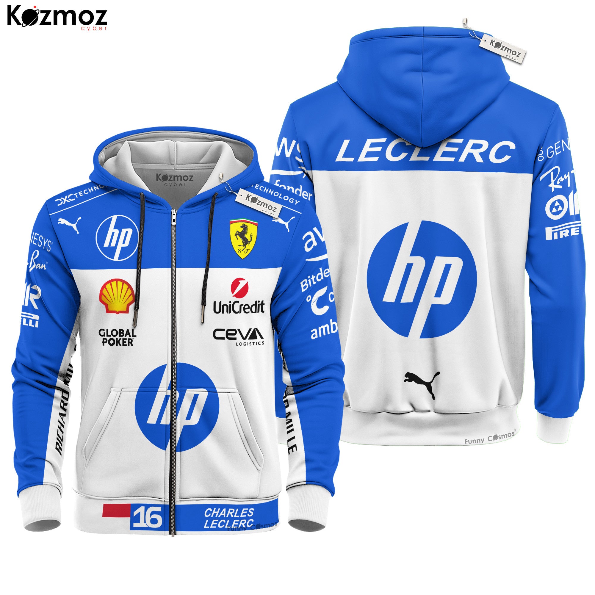 Charles Leclerc Racing Costume Miami 2025 GP Special Collection - SF Racing Team