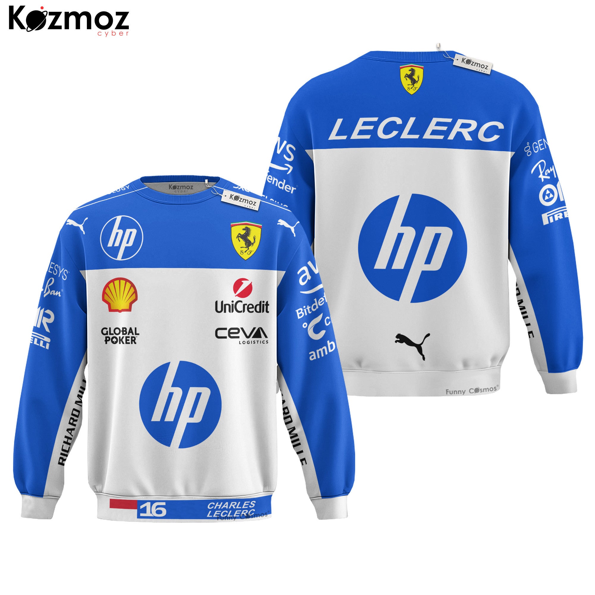 Charles Leclerc Racing Costume Miami 2025 GP Special Collection - SF Racing Team