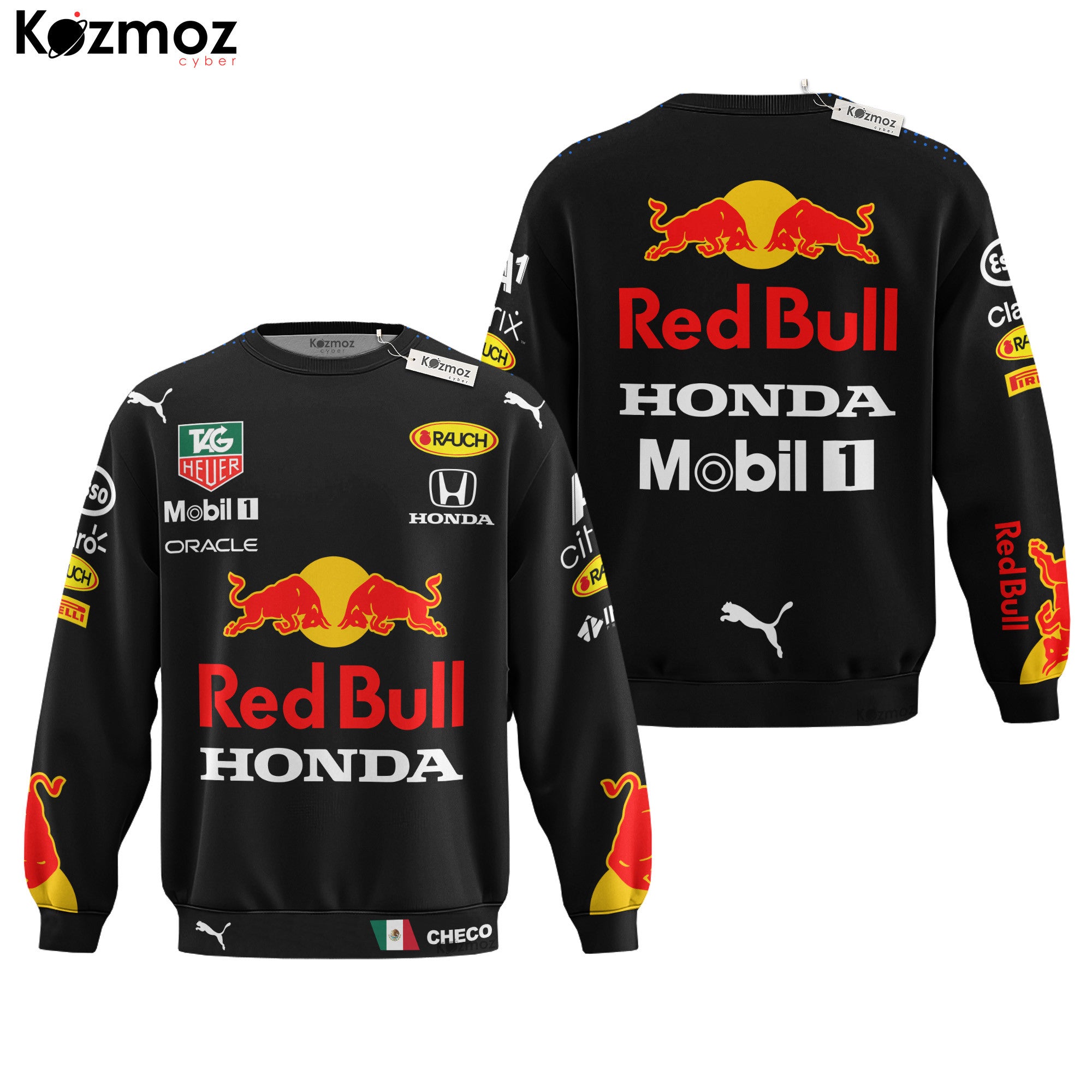 Sergio Perez Racing Suit 2021 Race Worn Collection - Red Bull Racing Honda Team